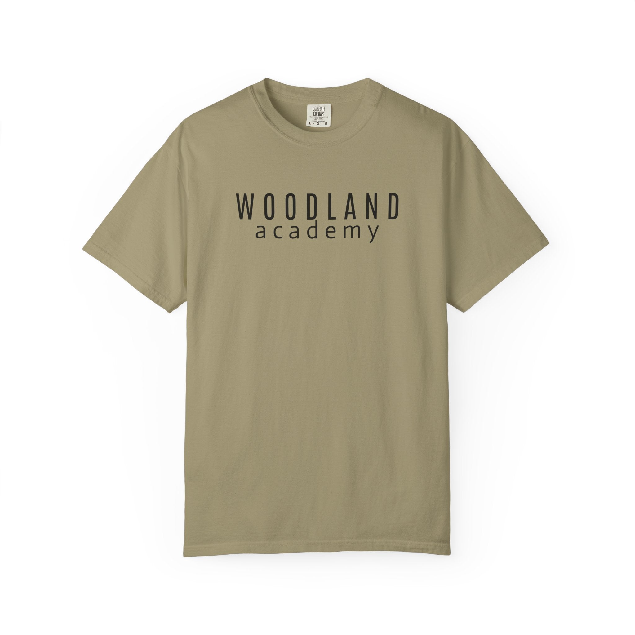 11 - Woodland Academy Oversized Wildcat Multi Color T-Shirt — Minimal Logo Tee for Leaders & Coaches