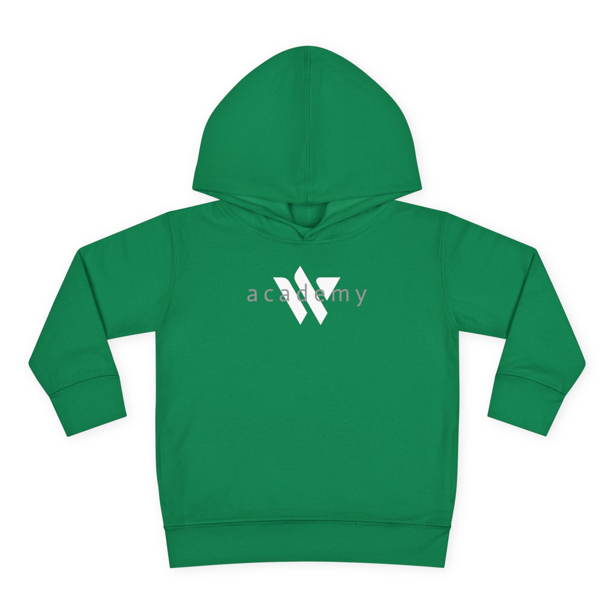 16 - Toddler Hoodie — Minimal 'Academy' Logo Kids Pullover