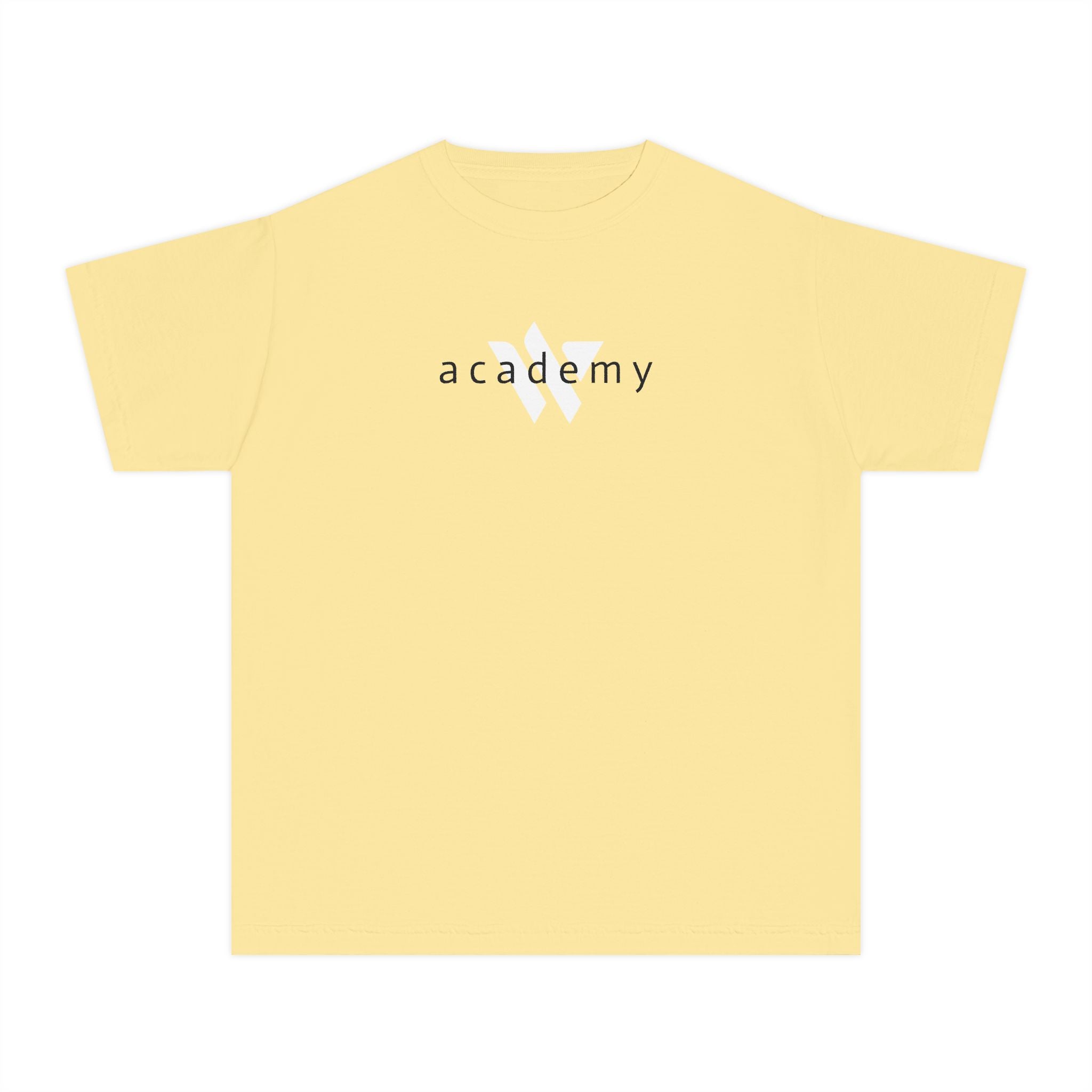 11 - Youth Multi Colors Academy Tee — Minimal Logo Kids T‑Shirt