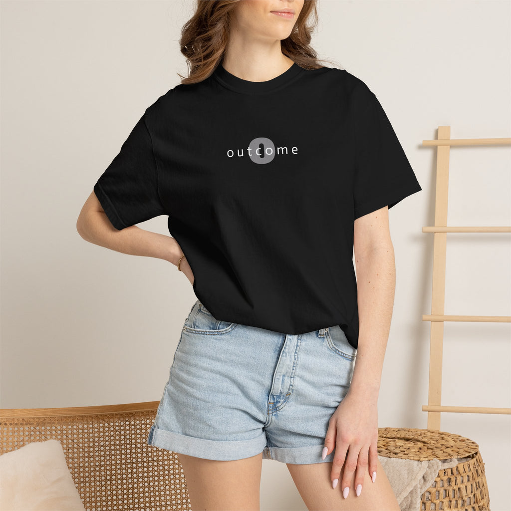 91 - Outcome Leadership - Leaders Learn Multi Color T-Shirt — Minimal Logo Tee for Leaders & Coaches