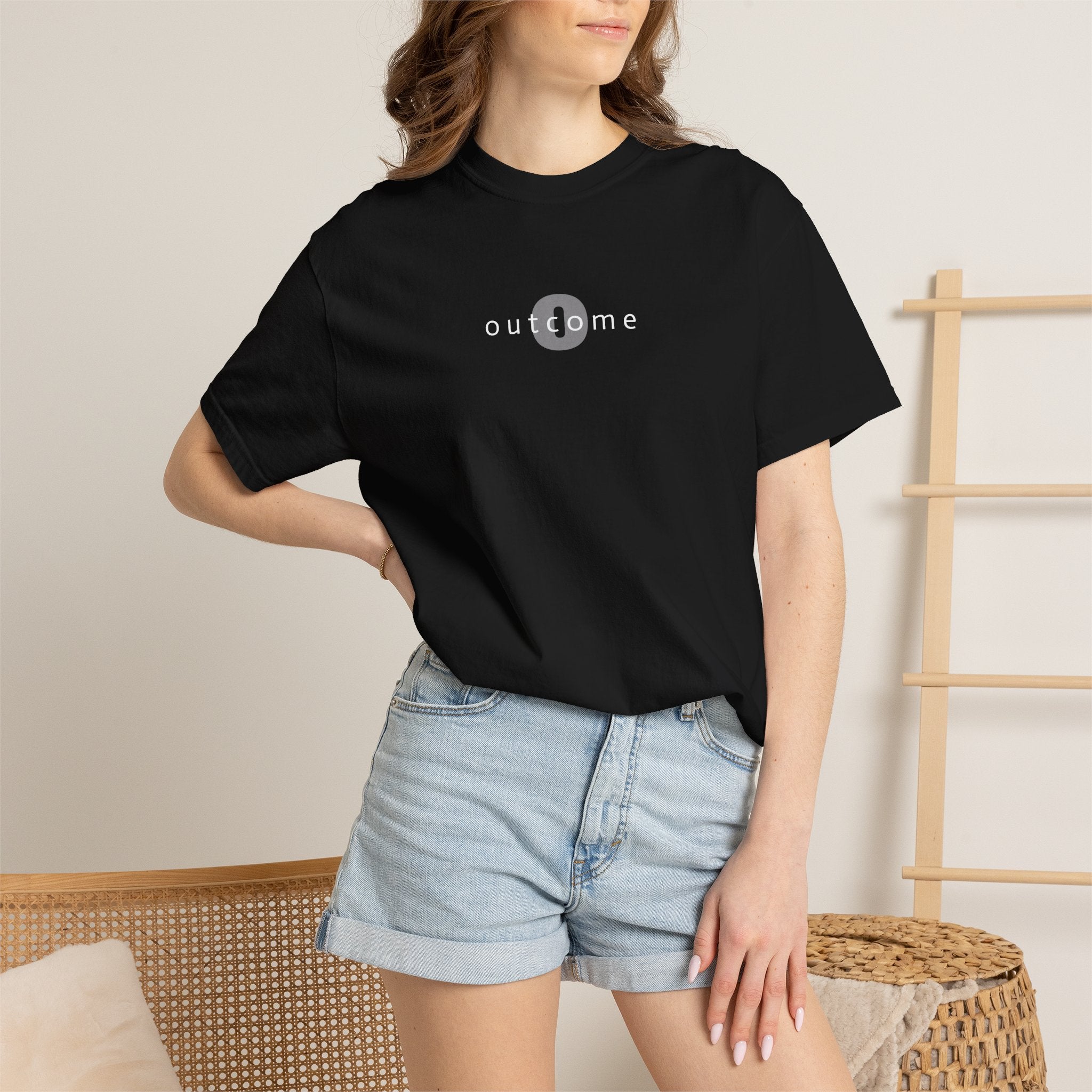 91 - Outcome Leadership - Leaders Learn Multi Color T-Shirt — Minimal Logo Tee for Leaders & Coaches