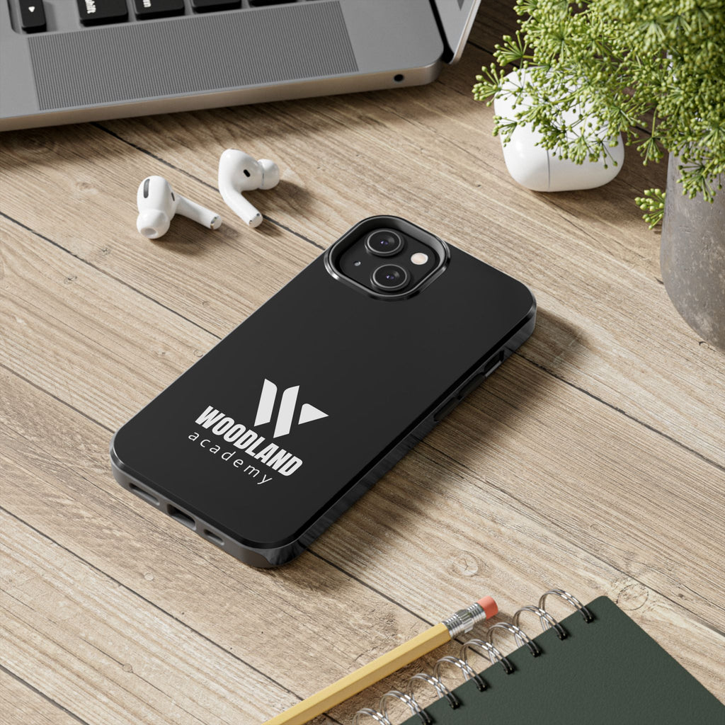 36 - Woodland Academy Tough Phone Case — Minimal Logo Protective iPhone Case