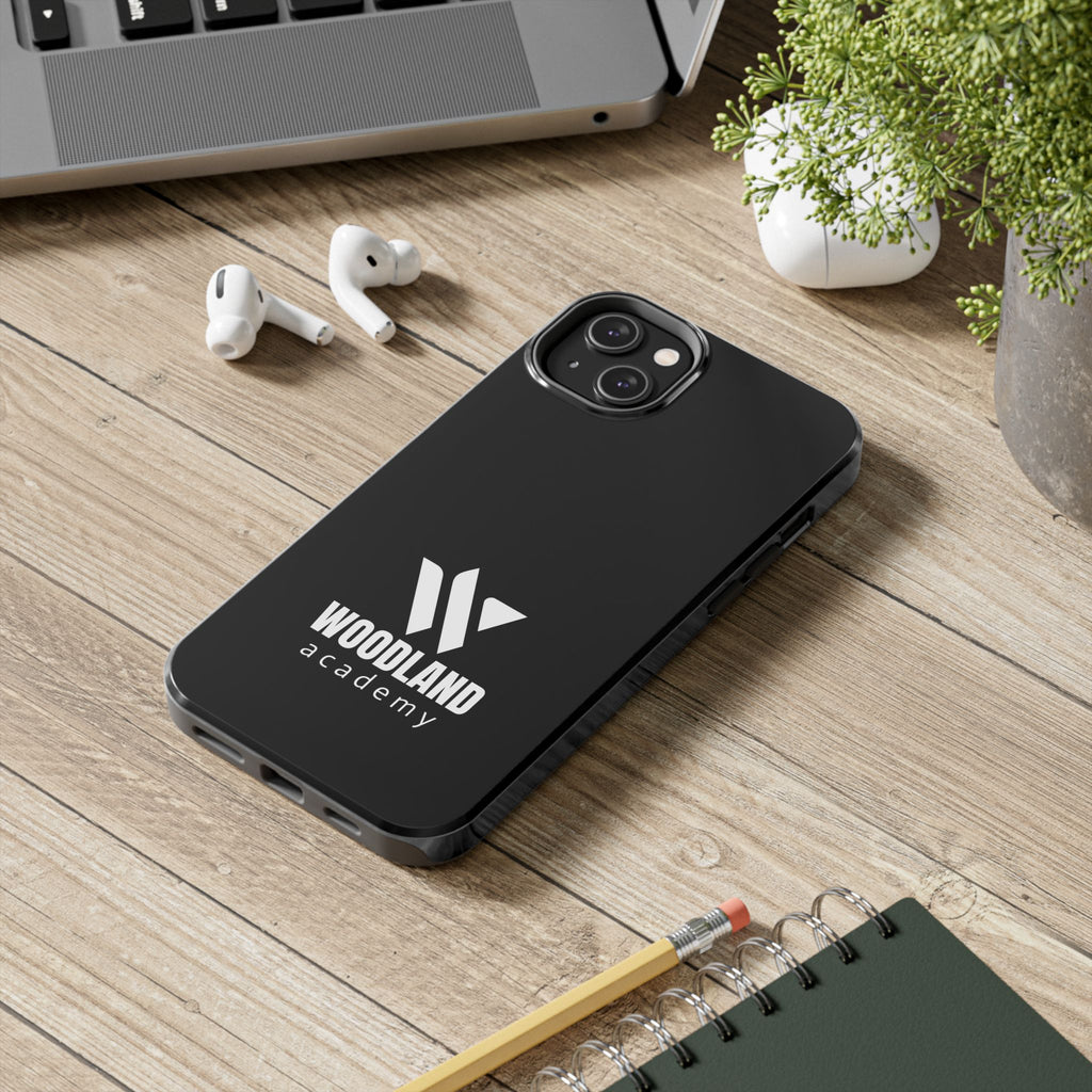 36 - Woodland Academy Tough Phone Case — Minimal Logo Protective iPhone Case