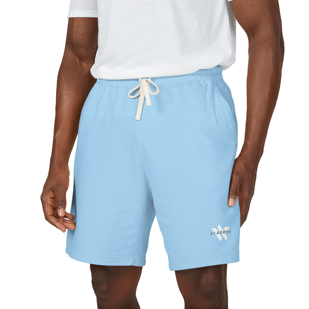 21 - Lightweight Garment-Dyed Fleece Sweat Shorts — Soft Casual Lounge Shorts