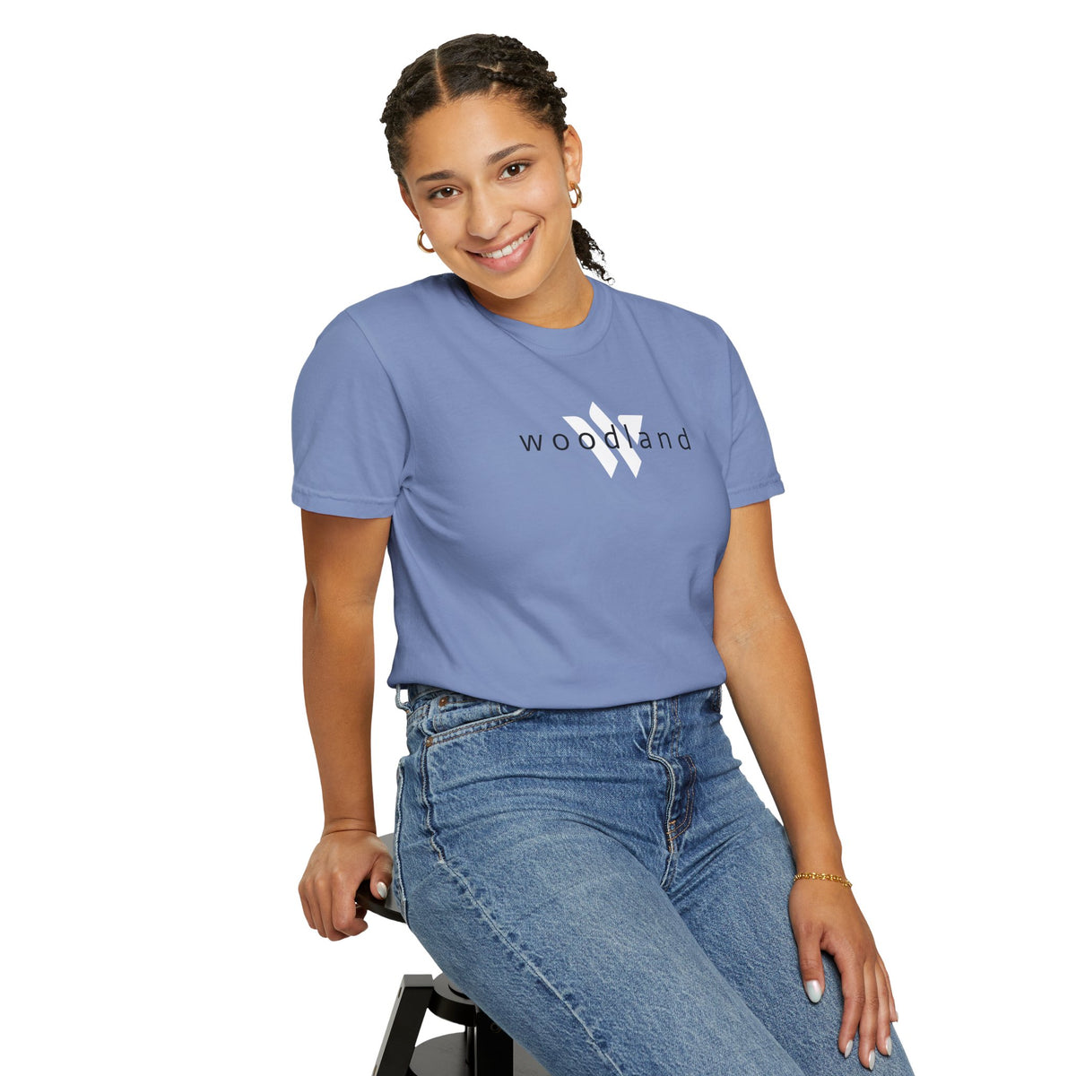 11 - WOODLAND Multi Color T-Shirt — Minimal Logo Tee for Leaders & Coaches