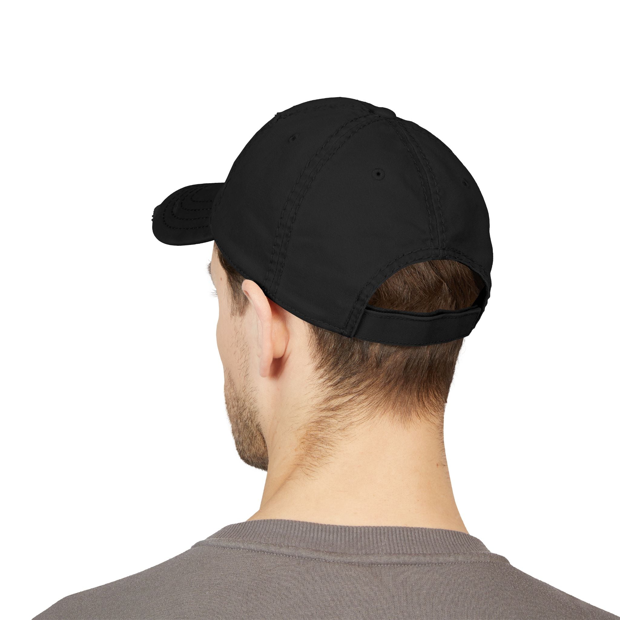 3 - Woodland Embroidered Distressed Multi Color Dad Hat – Minimal White Logo Baseball Cap