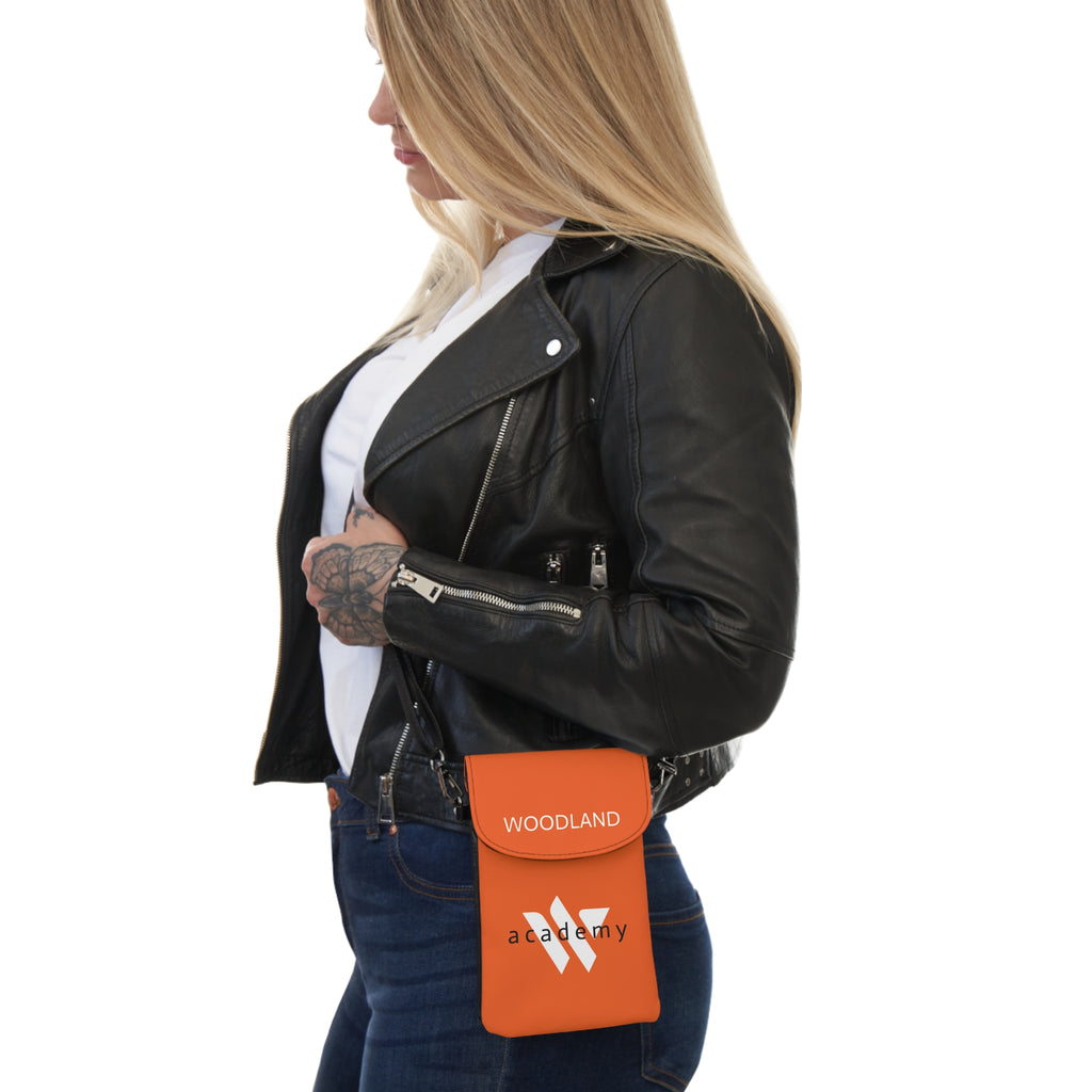 51 - Small Phone Wallet — Woodland Academy Crossbody Card Holder
