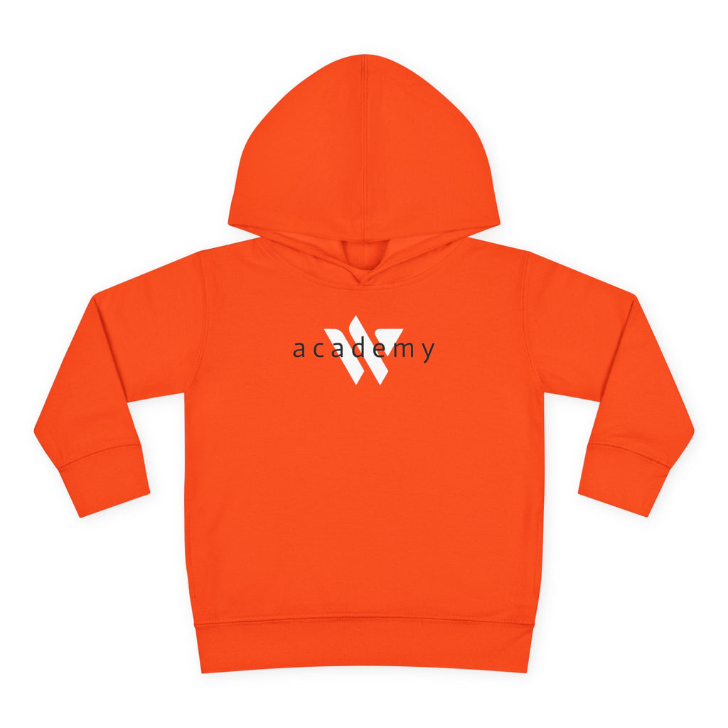 16 - Toddler Hoodie — Minimal 'Academy' Logo Kids Pullover