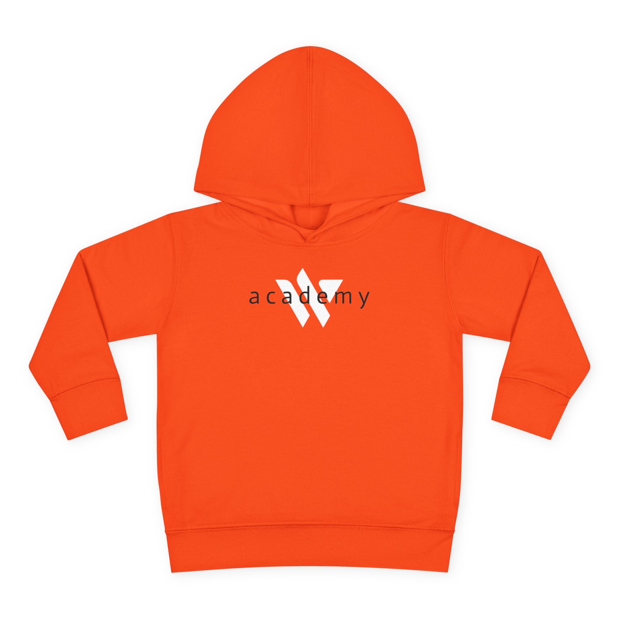 16 - Toddler Hoodie — Minimal 'Academy' Logo Kids Pullover