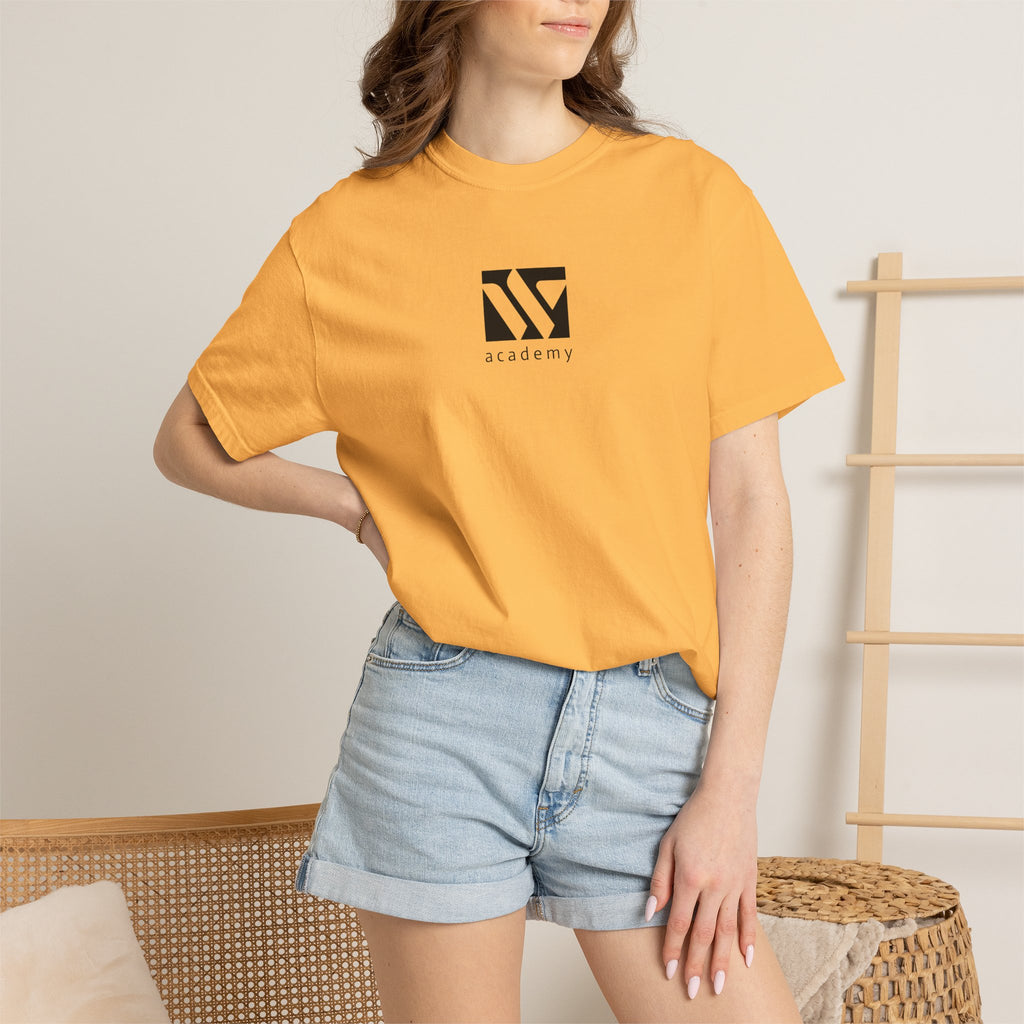 11 - Woodland Academy Graphic Multi Color T-Shirt — Minimal Logo Tee for Leaders & Coaches