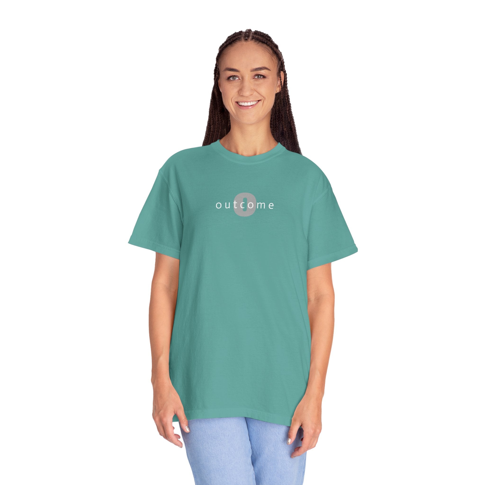 91 - Outcome Leadership - Influence Matters - Multi Color T-Shirt — Minimal Logo Tee for Leaders & Coaches