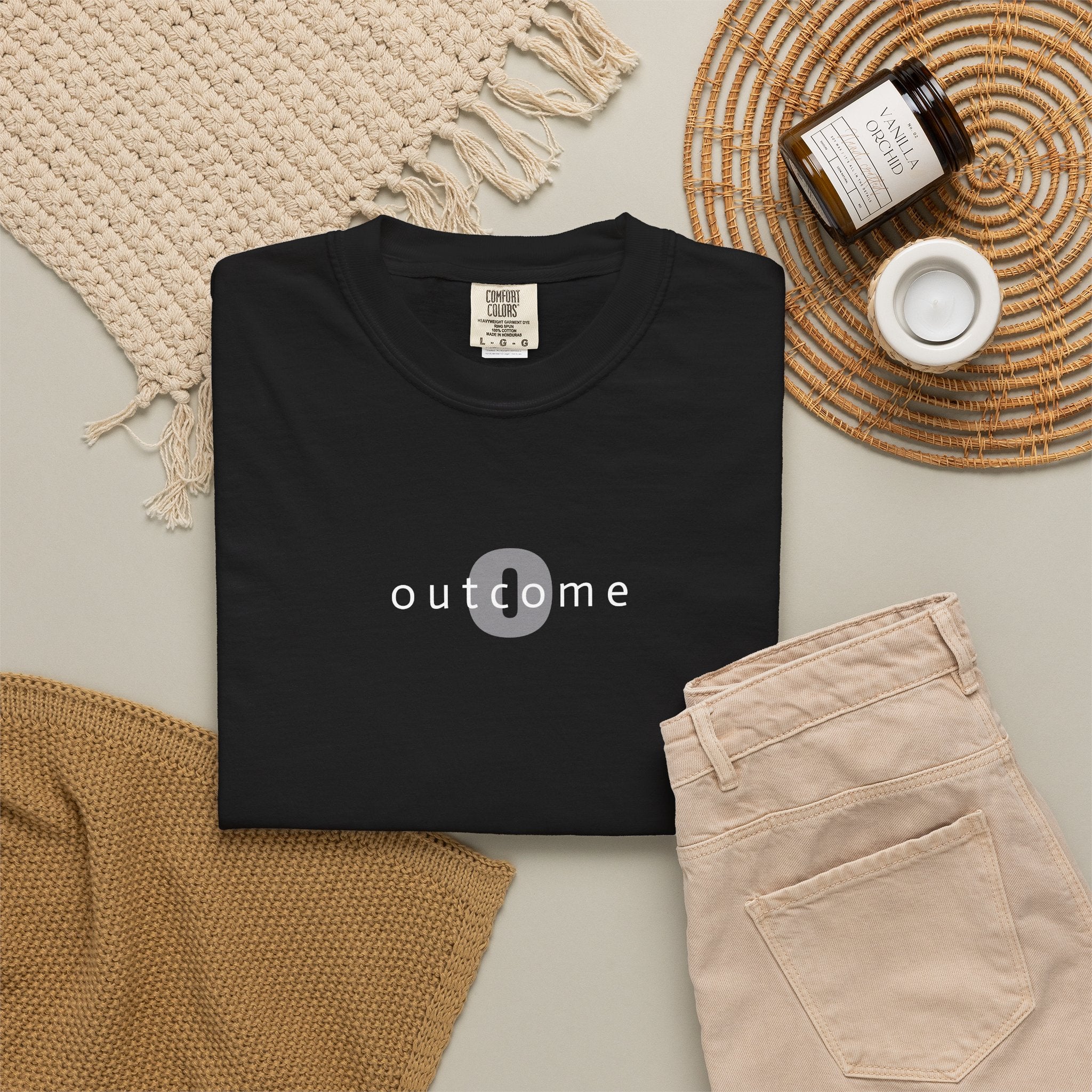 91 - Outcome Leadership - Leaders Learn Multi Color T-Shirt — Minimal Logo Tee for Leaders & Coaches
