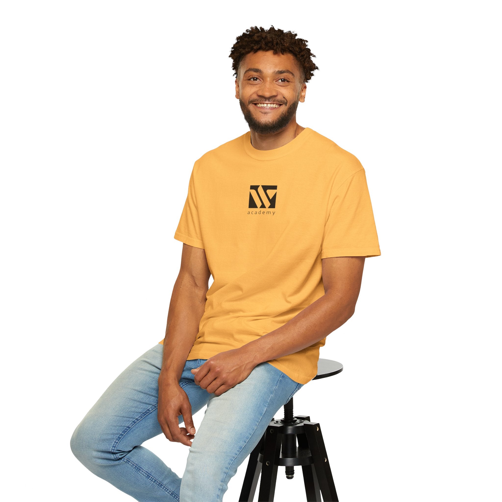 11 - Woodland Academy Graphic Multi Color T-Shirt — Minimal Logo Tee for Leaders & Coaches
