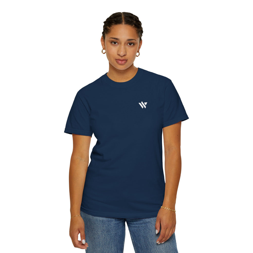 11 - Woodland Logo Multi Color T-Shirt — Minimal Logo Tee for Leaders & Coaches