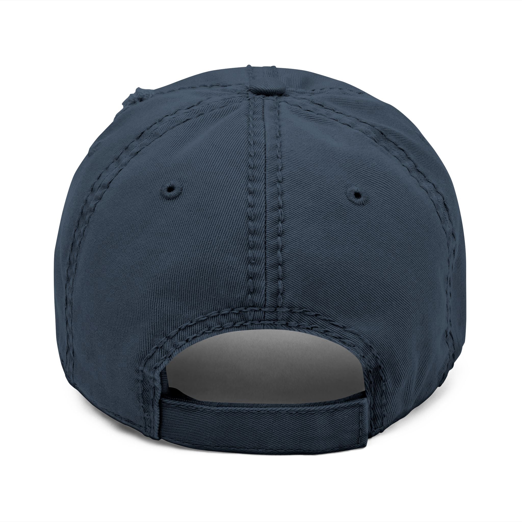 3 - Woodland Academy Embroidered Distressed Multi Color Dad Hat – Minimal White Logo Baseball Cap