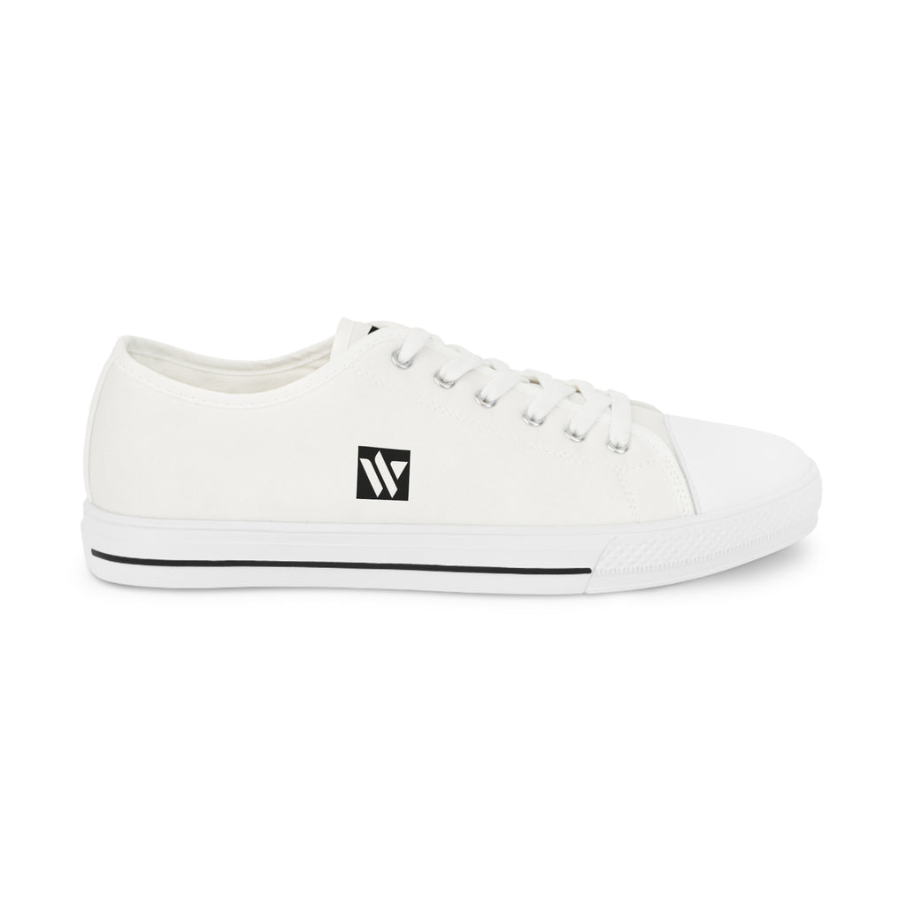 4 - Woodland Academy Men's Low Top Sneakers — Casual Brown Canvas Low-Top Shoes