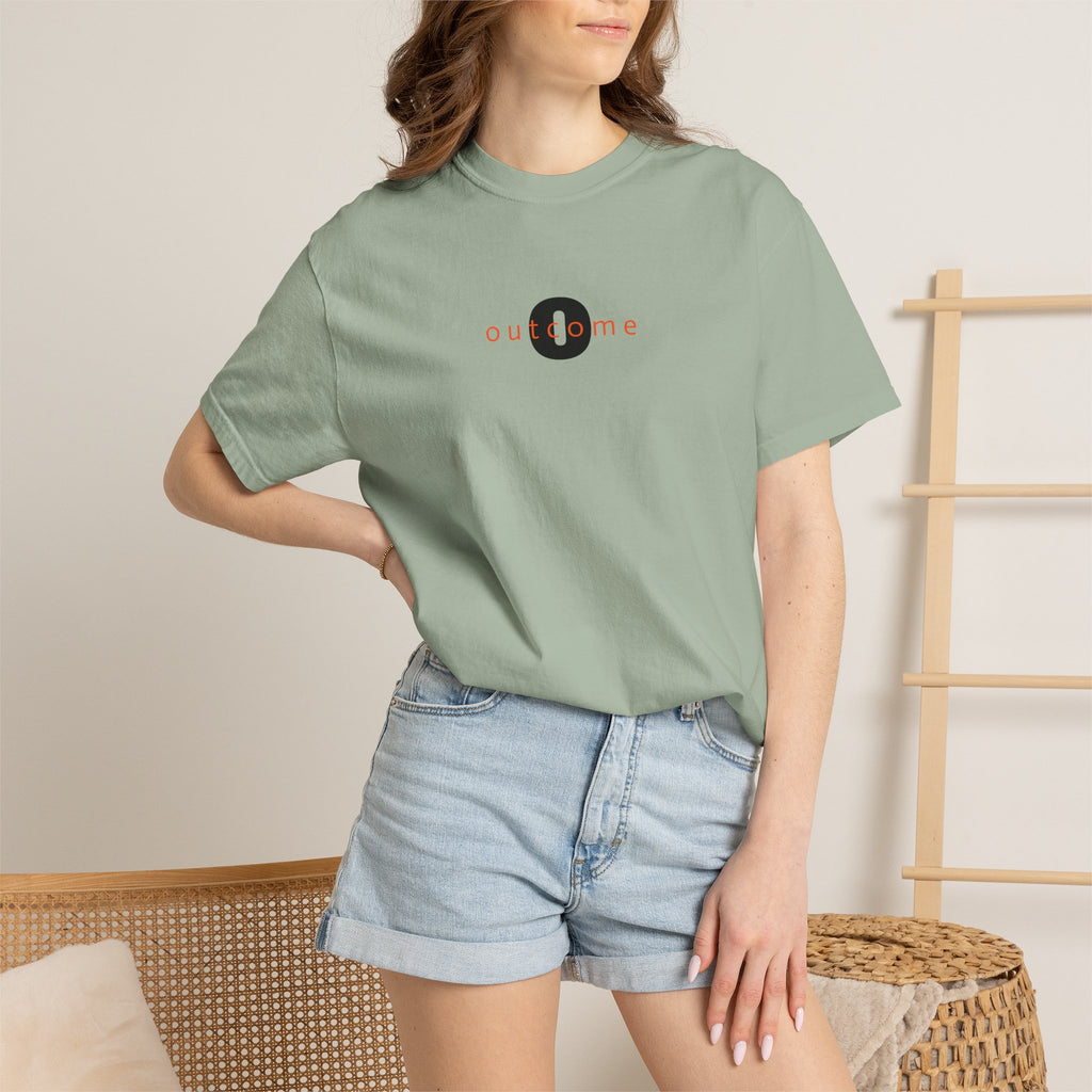 91 - Outcome Leadership- Strong Link Multi Color T-Shirt — Minimal Logo Tee for Leaders & Coaches