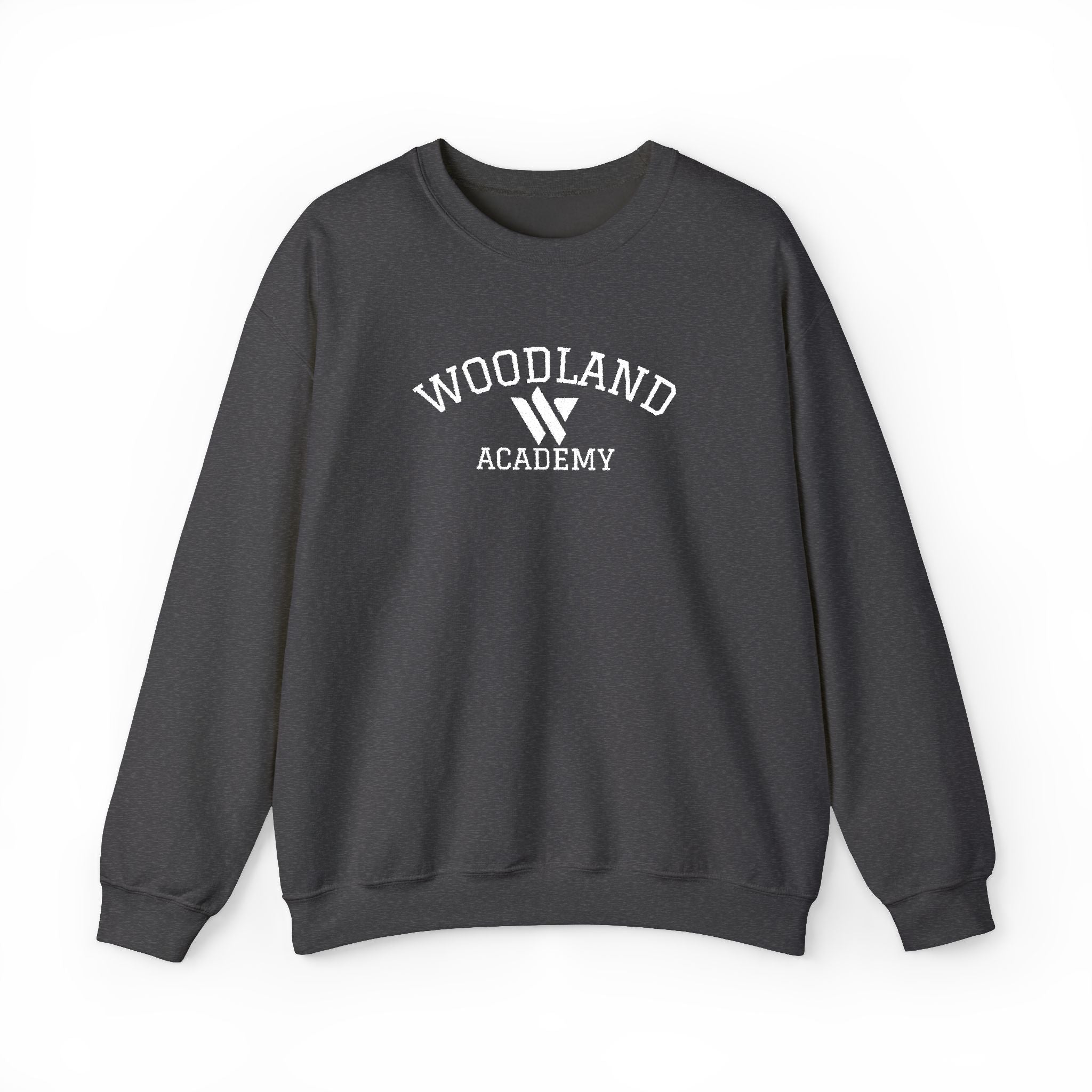 15 - Woodland Academy Embroidered Multi Color Crewneck Sweatshirt – Minimal Motivational Pullover