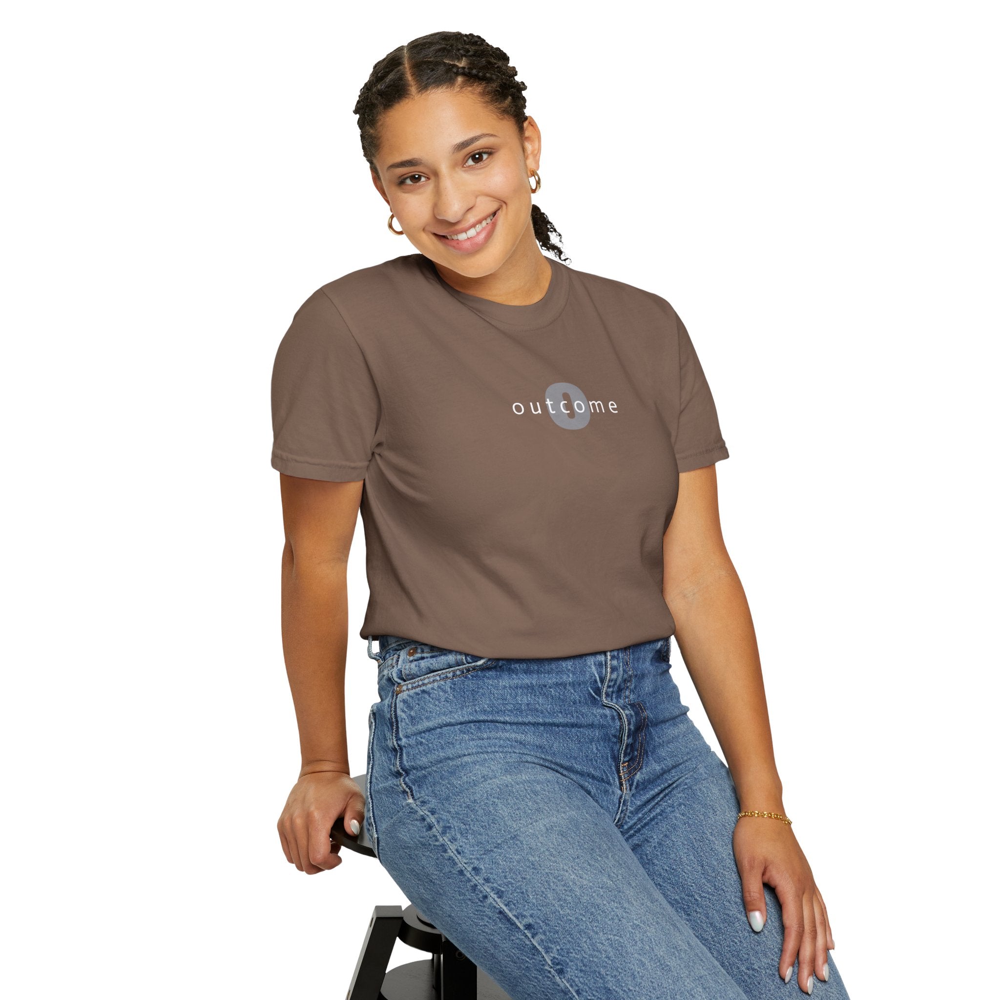 91 - Outcome Leadership- Noise - Multi Color T-Shirt — Minimal Logo Tee for Leaders & Coaches