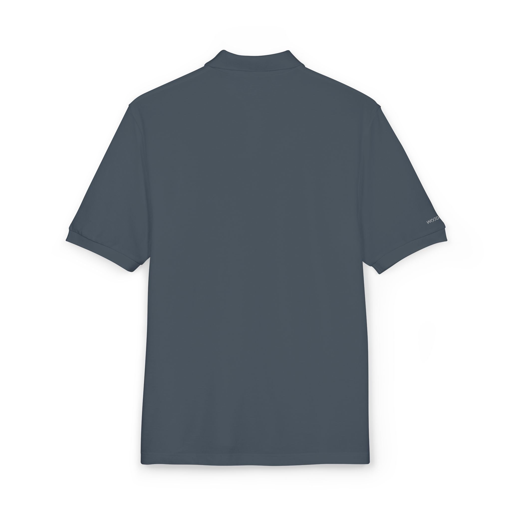 114 - Woodland Academy Embroidered Multi Color Classic Polo Shirt — Small Chest Crest Logo