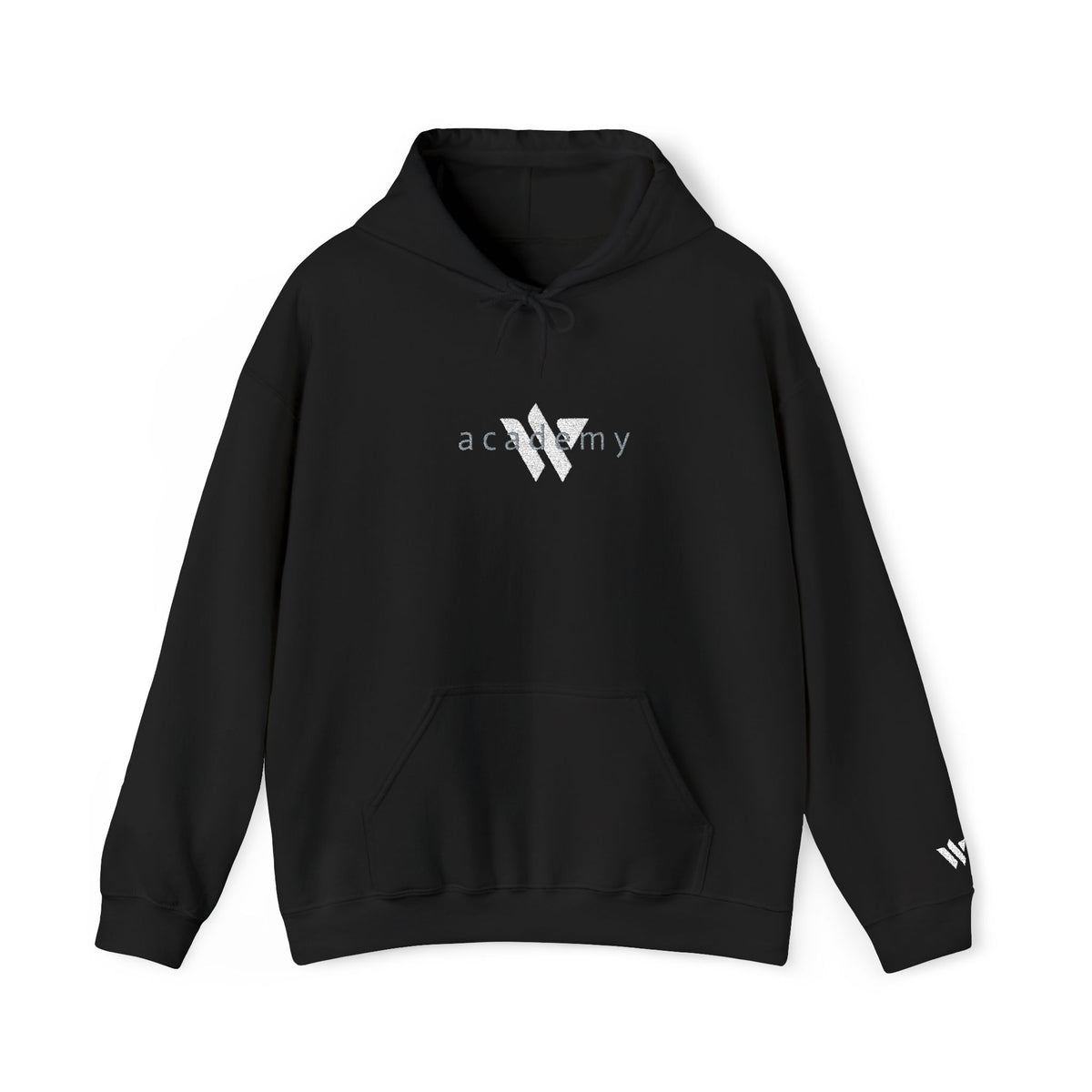 16 - Woodland Academy Embroidered Multi Color Hoodie — Minimal Logo Pullover for Leaders & Teams