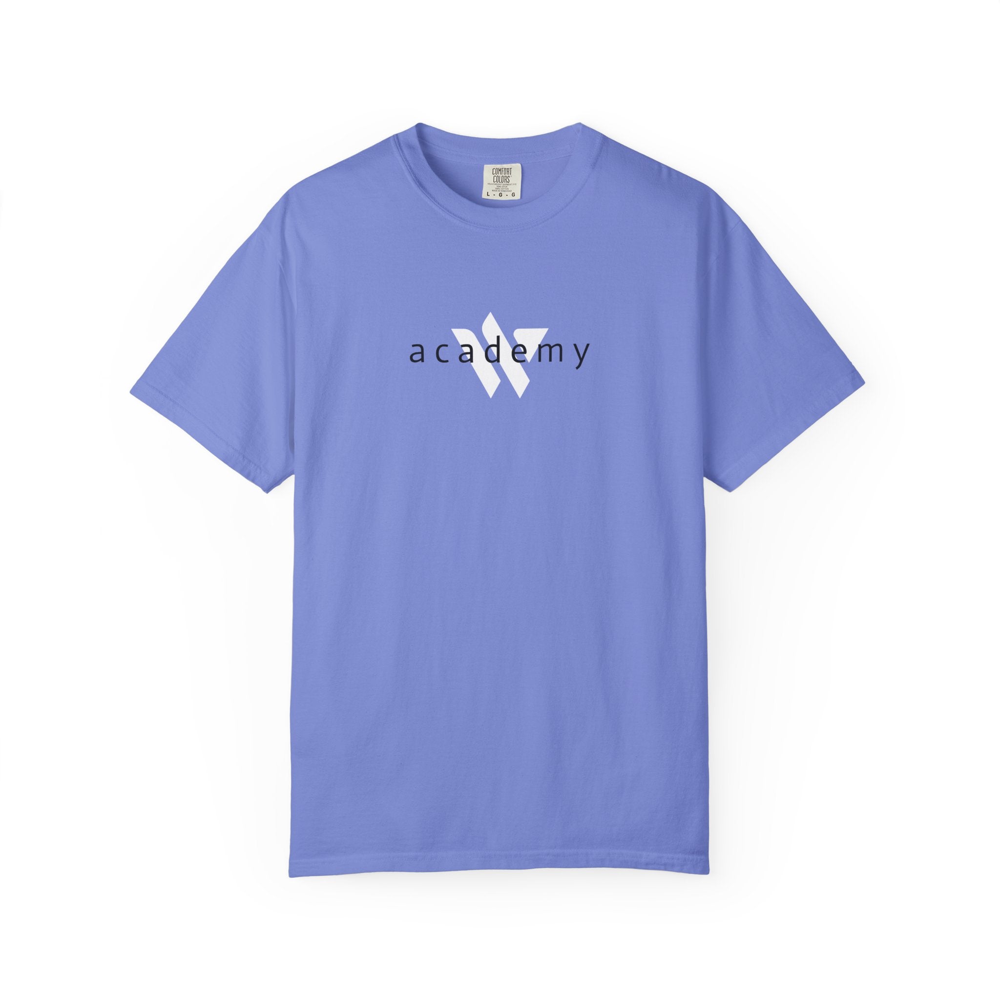 11 - Woodland Academy Multi Color T-Shirt — Minimal Logo Tee for Leaders & Coaches