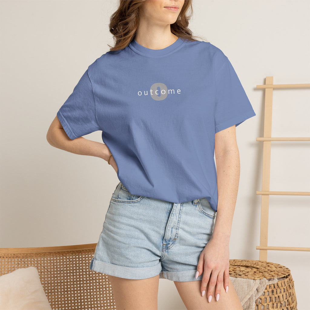 91 - Outcome Leadership- Dream Works Multi Color T-Shirt — Minimal Logo Tee for Leaders & Coaches