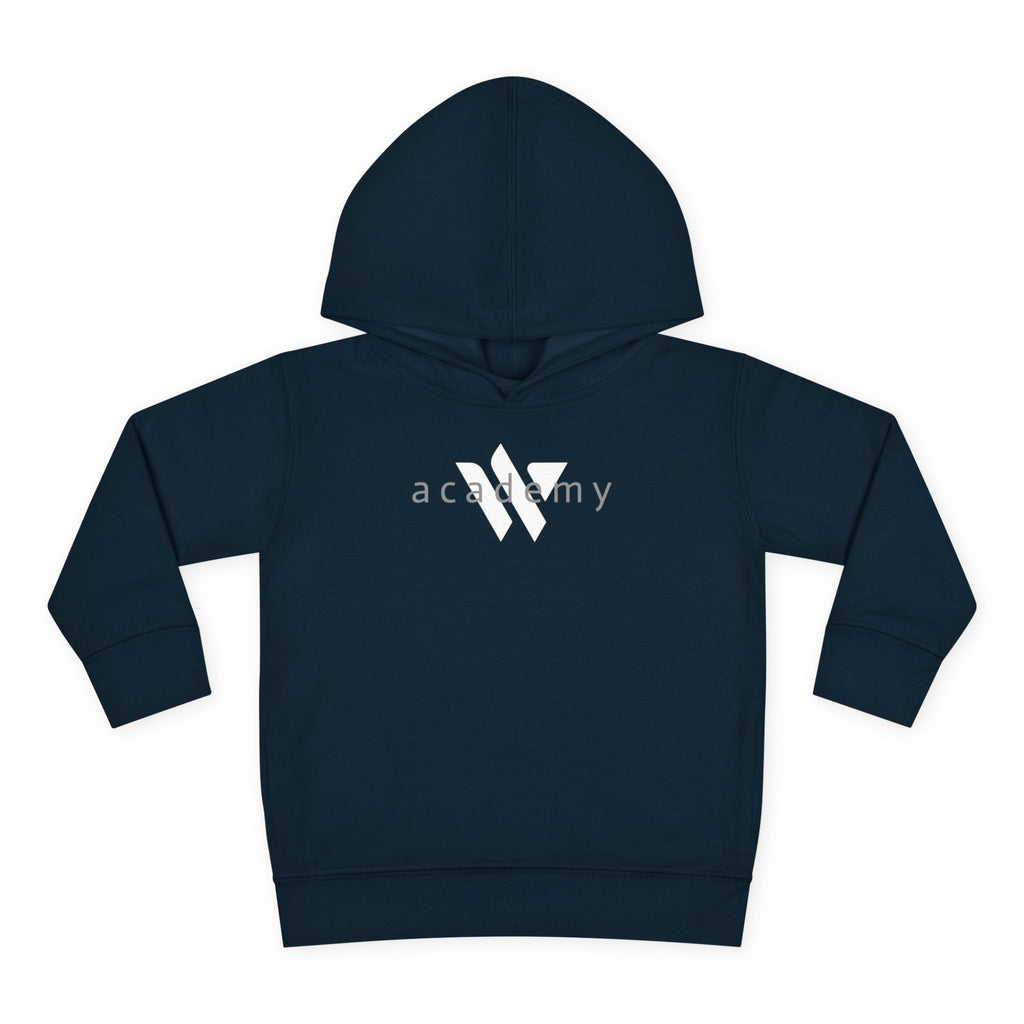 16 - Toddler Hoodie — Minimal 'Academy' Logo Kids Pullover