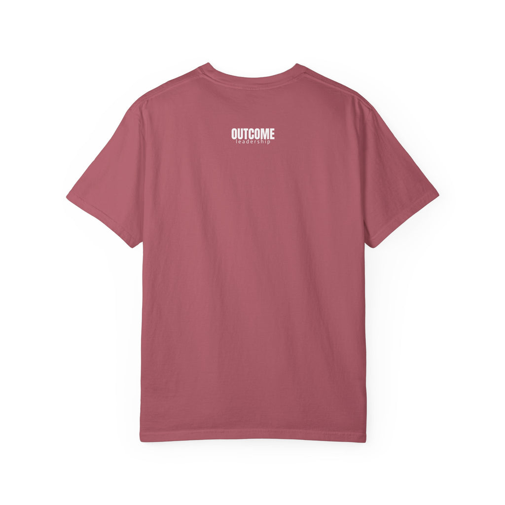 91 - Outcome Leadership - Multi Color T-Shirt — Minimal Logo Tee for Leaders & Coaches