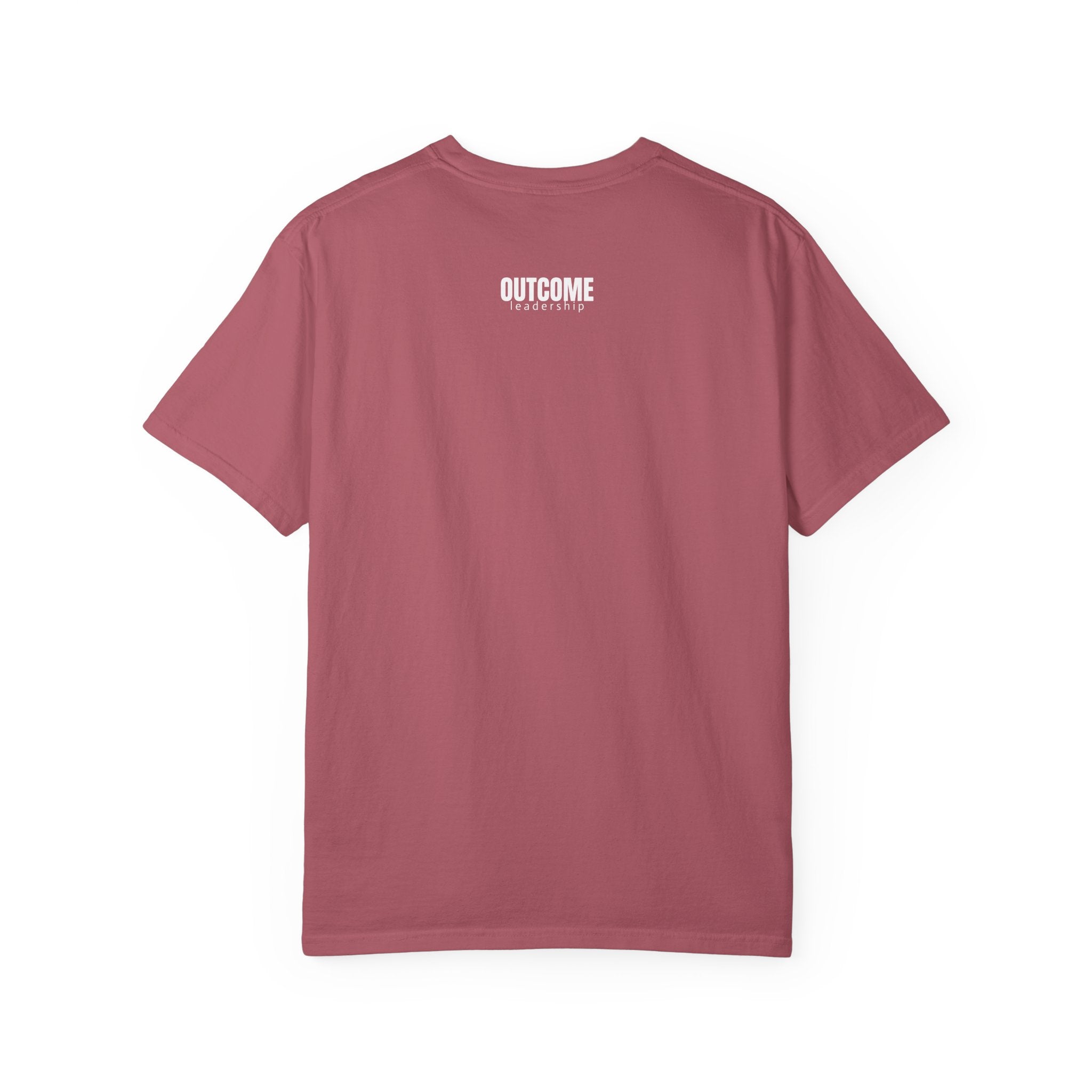 91 - Outcome Leadership - Multi Color T-Shirt — Minimal Logo Tee for Leaders & Coaches