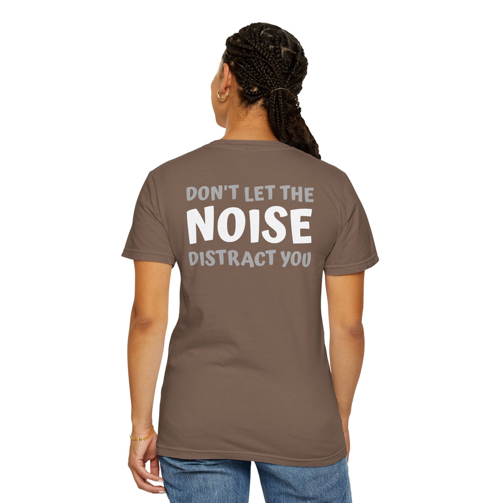 91 - Outcome Leadership- Noise - Multi Color T-Shirt — Minimal Logo Tee for Leaders & Coaches
