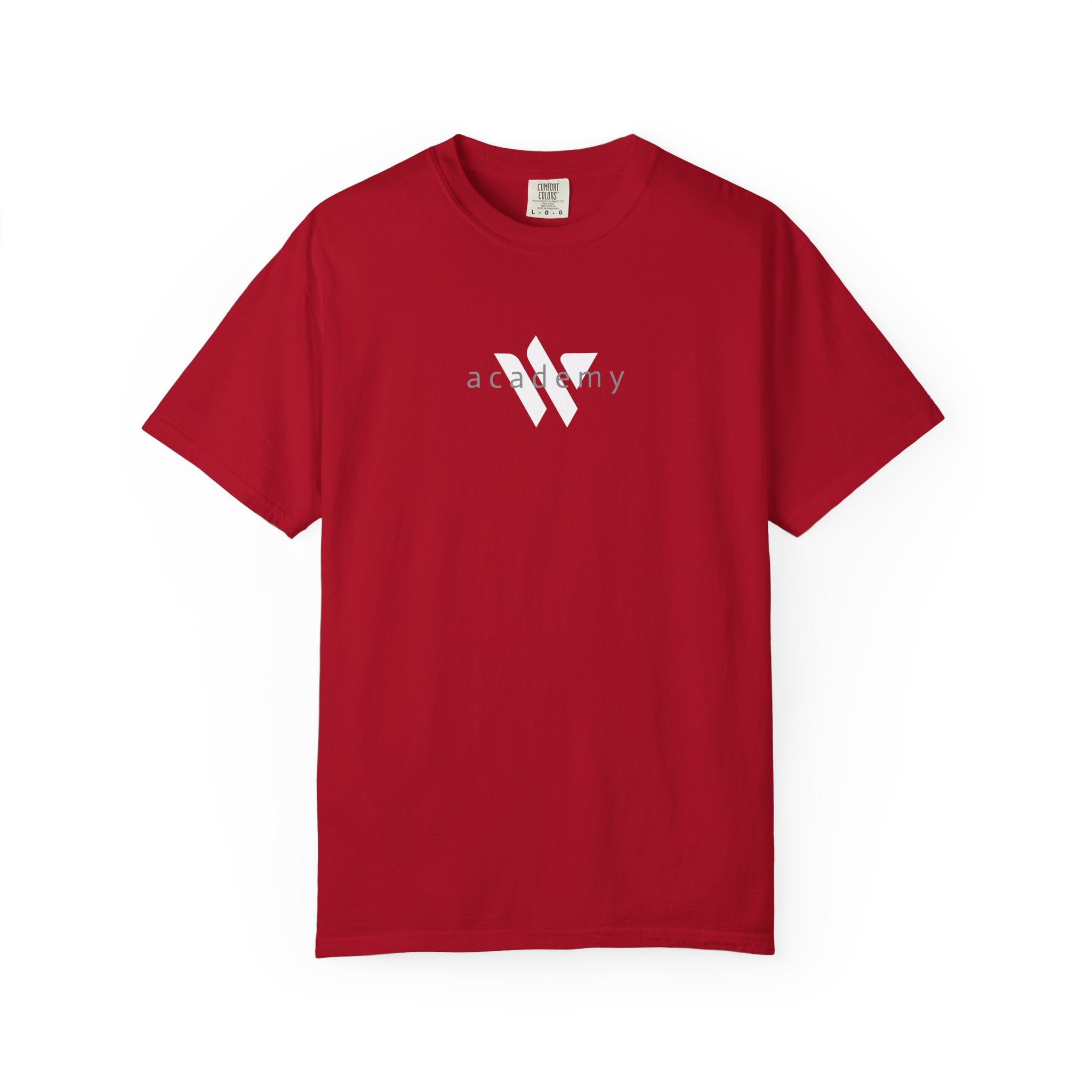 11 - Woodland Academy Painted Wildcat Multi Color T-Shirt — Minimal Logo Tee for Leaders & Coaches