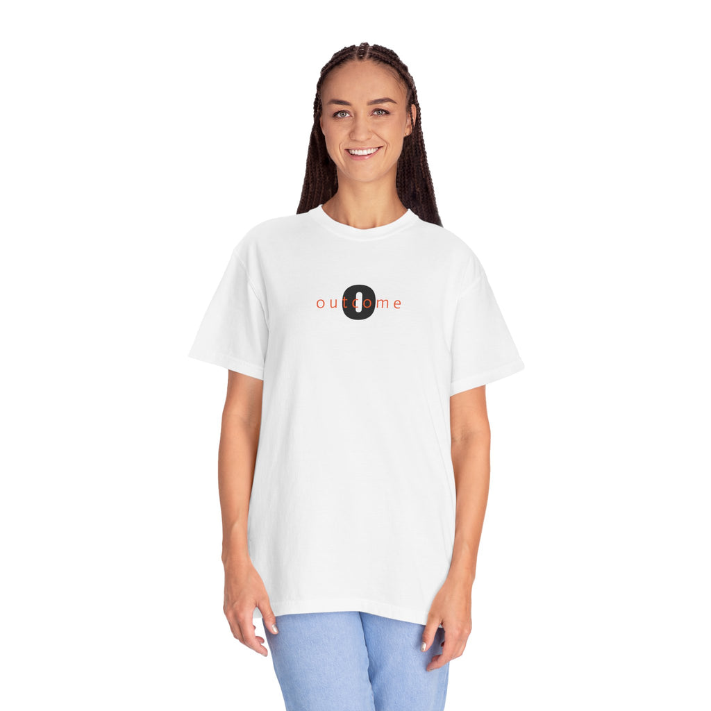 91 - Outcome Leadership- Strong Link Multi Color T-Shirt — Minimal Logo Tee for Leaders & Coaches