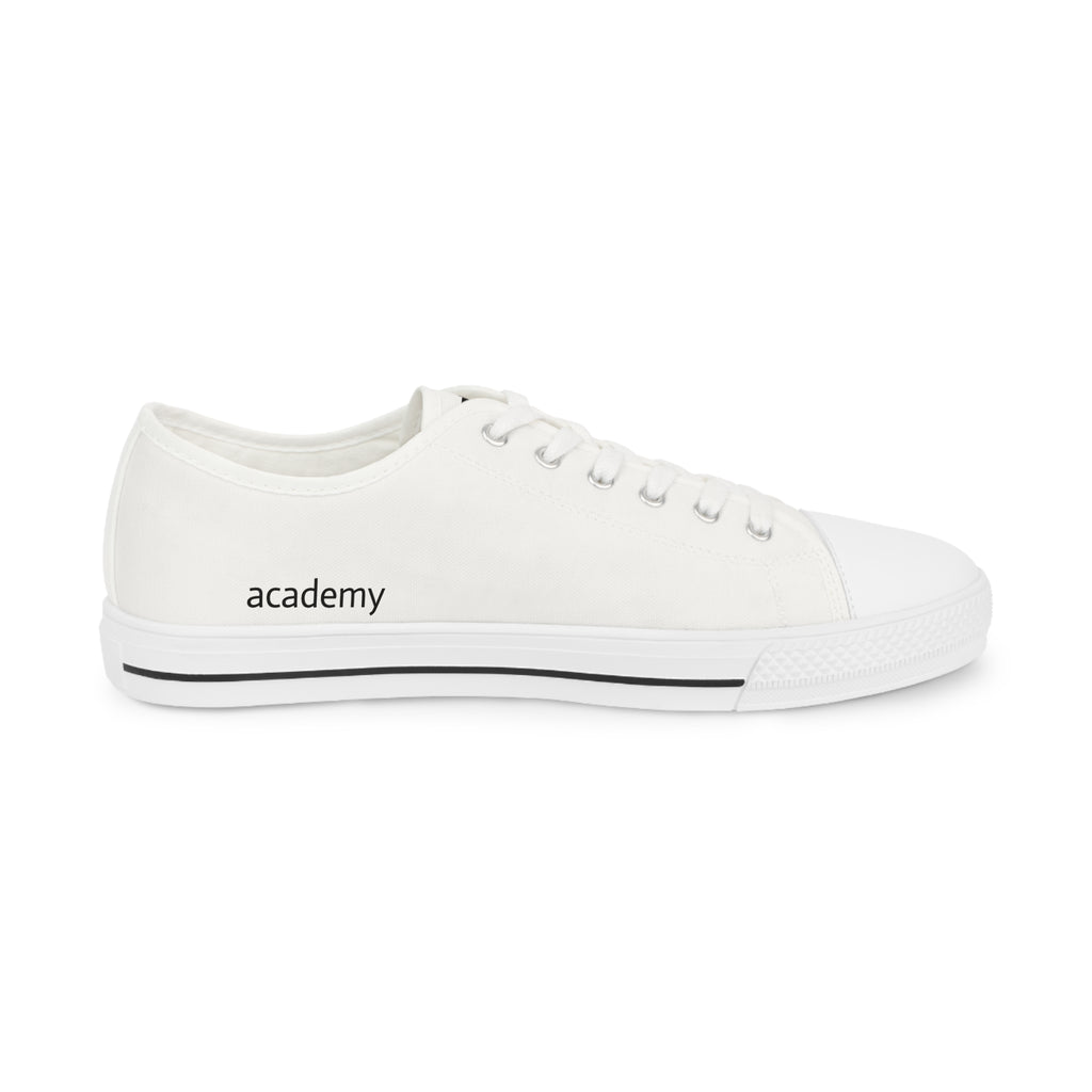 4 - Woodland Academy Men's Low Top Sneakers — Casual Brown Canvas Low-Top Shoes