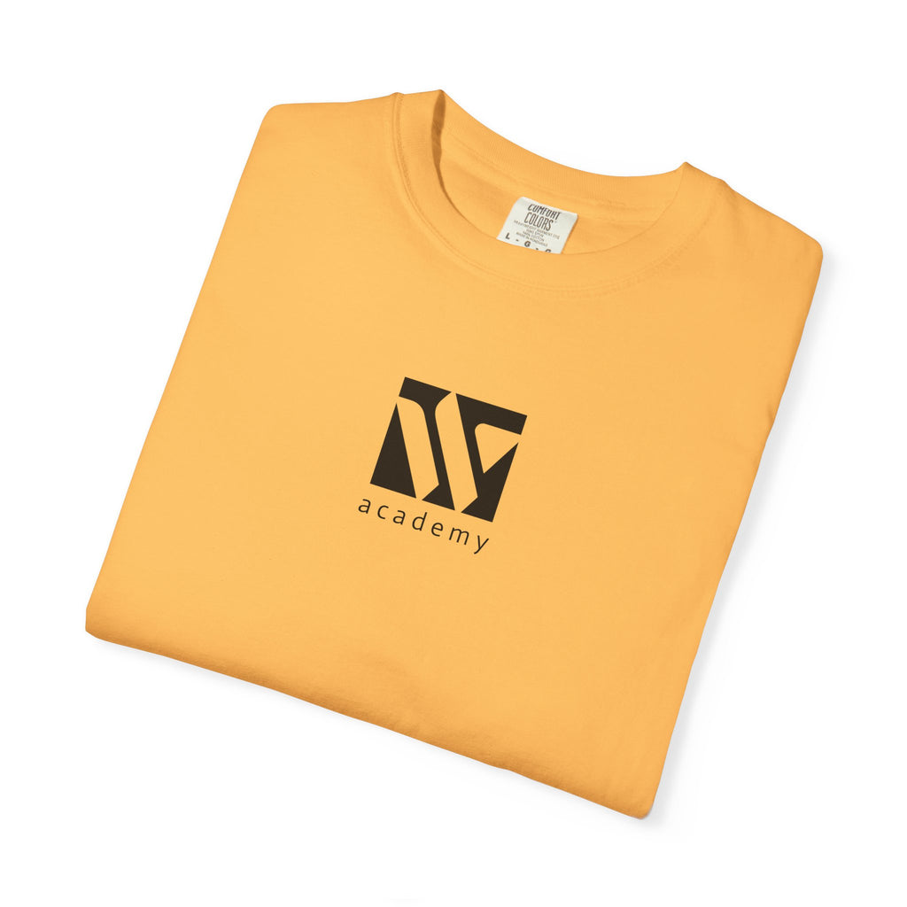 11 - Woodland Academy Graphic Multi Color T-Shirt — Minimal Logo Tee for Leaders & Coaches
