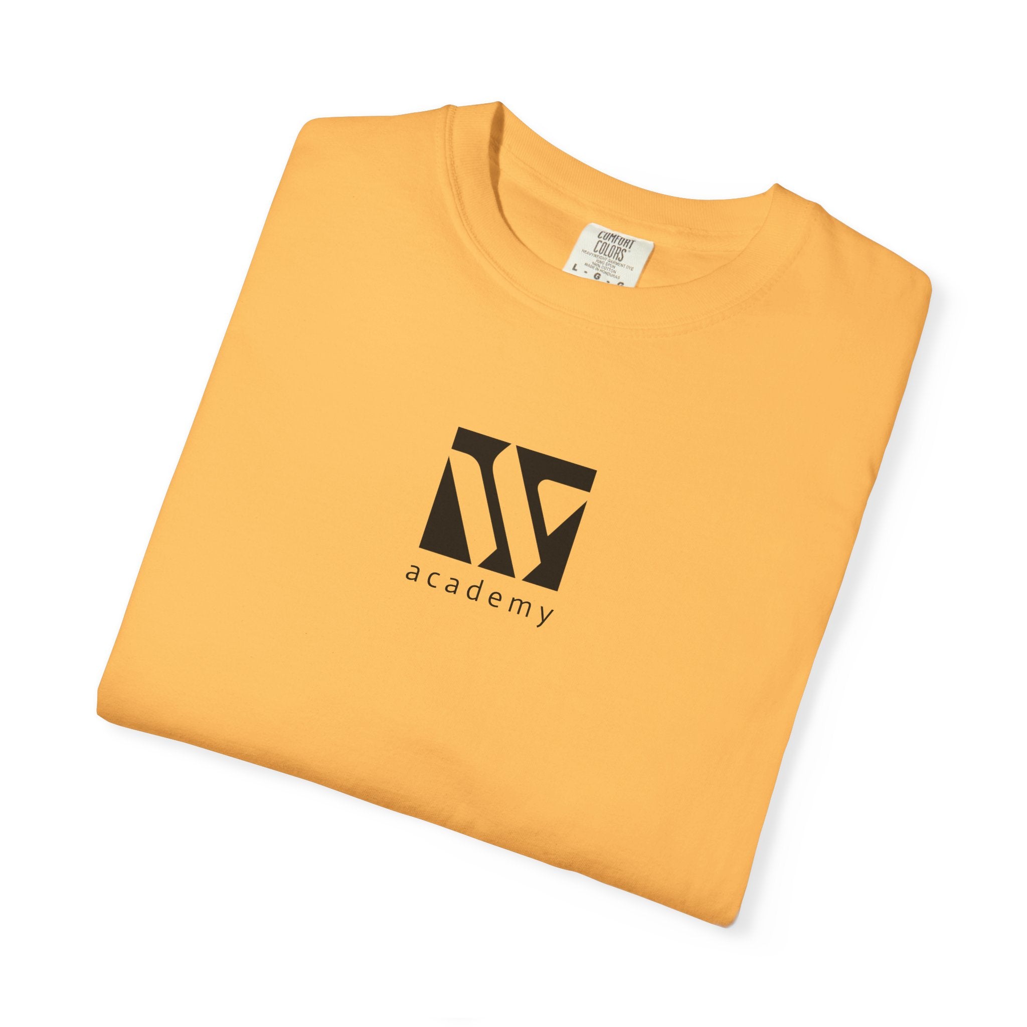 11 - Woodland Academy Graphic Multi Color T-Shirt — Minimal Logo Tee for Leaders & Coaches