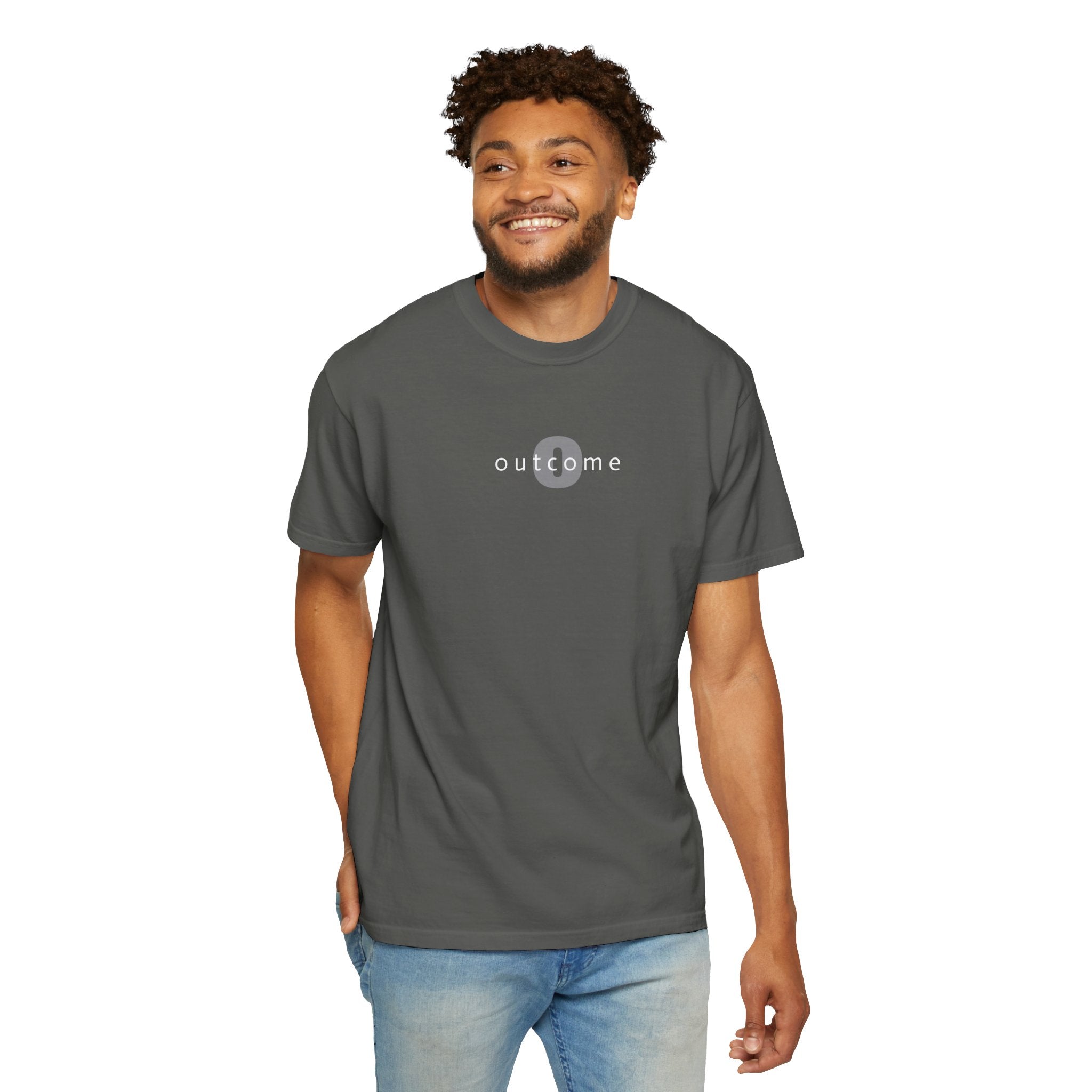 91 - Outcome Leadership- It’s the What and the Why - Multi Color T-Shirt — Minimal Logo Tee for Leaders & Coaches