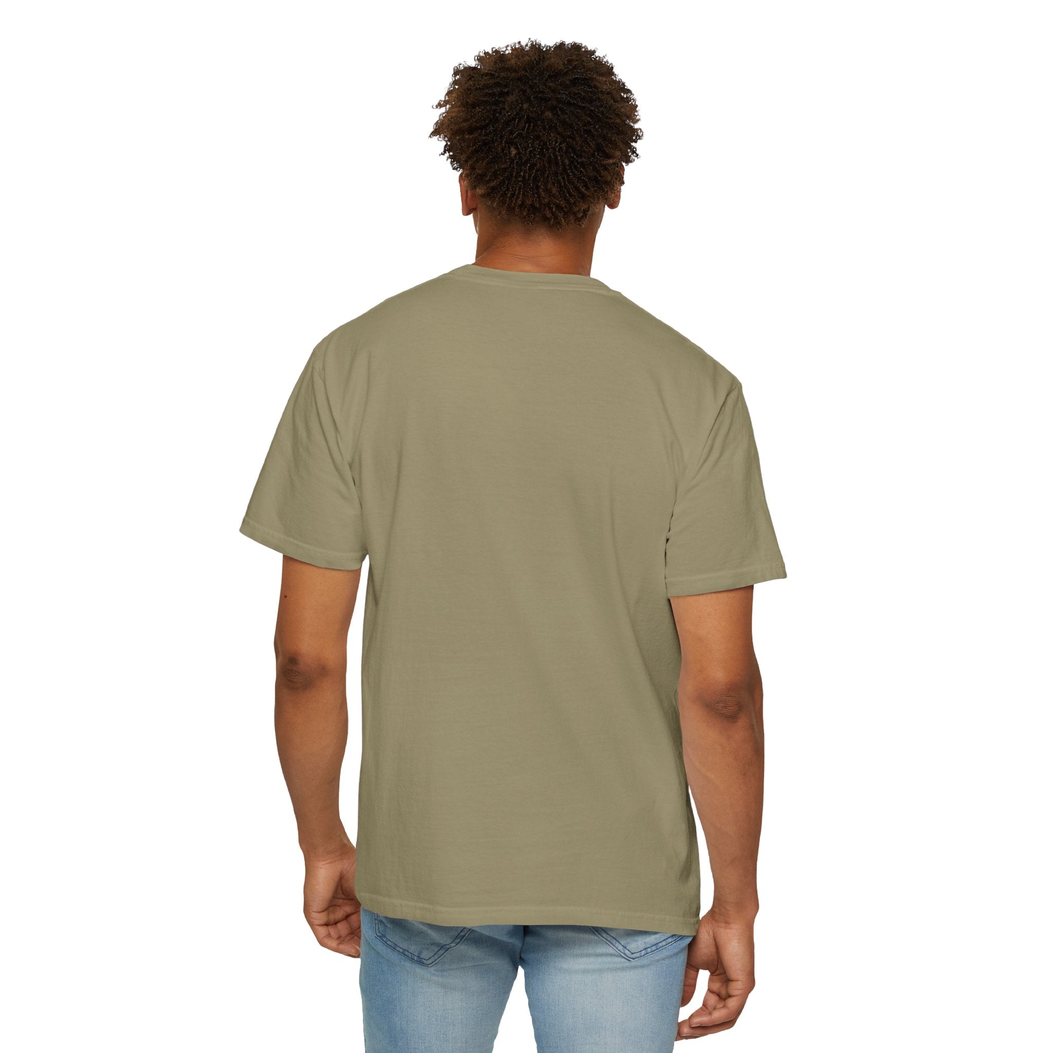 11 - Woodland Academy Khaki Multi Color T-Shirt — Minimal Logo Tee for Leaders & Coaches