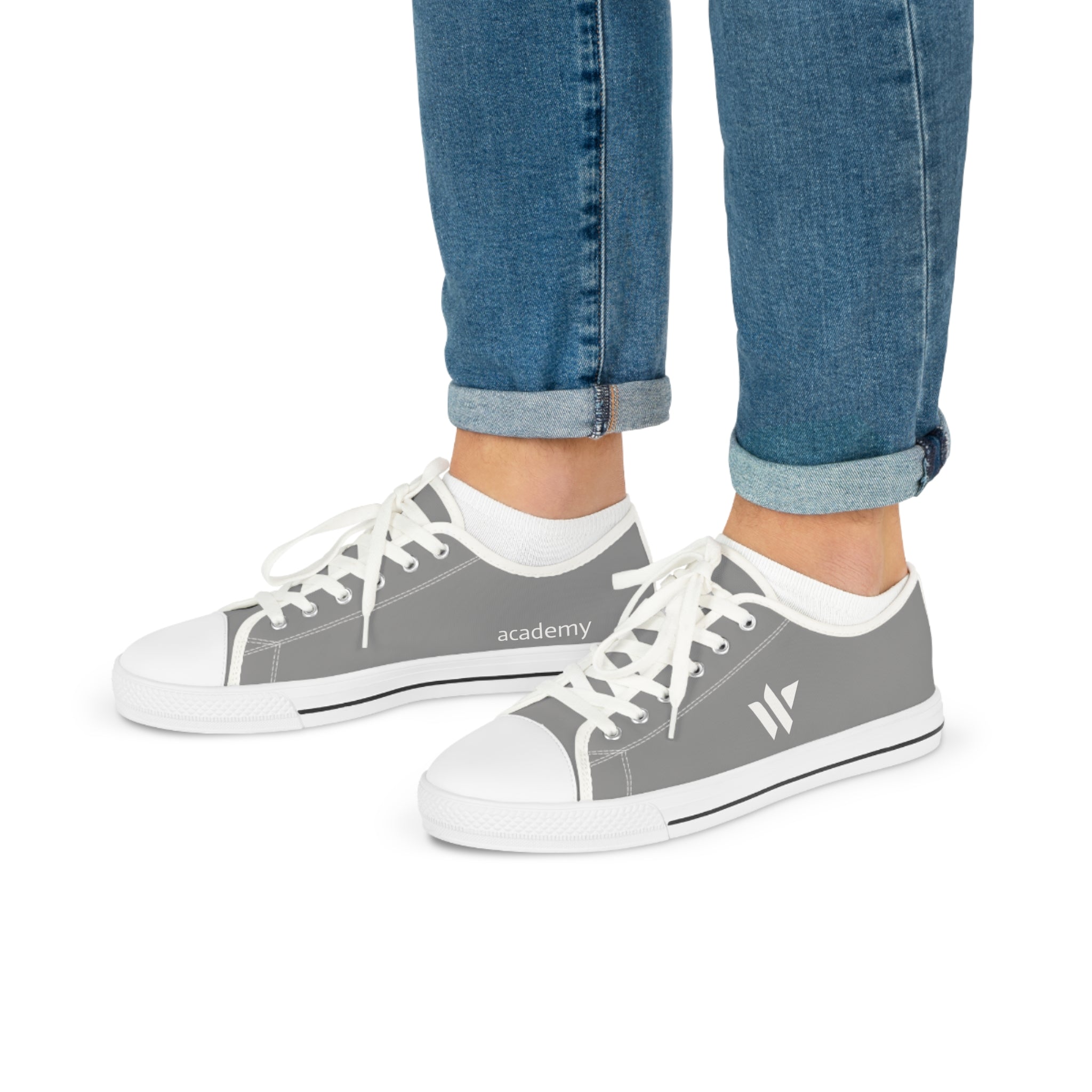 4 - Woodland Academy Men's Low Top Sneakers — Casual Brown Canvas Low-Top Shoes
