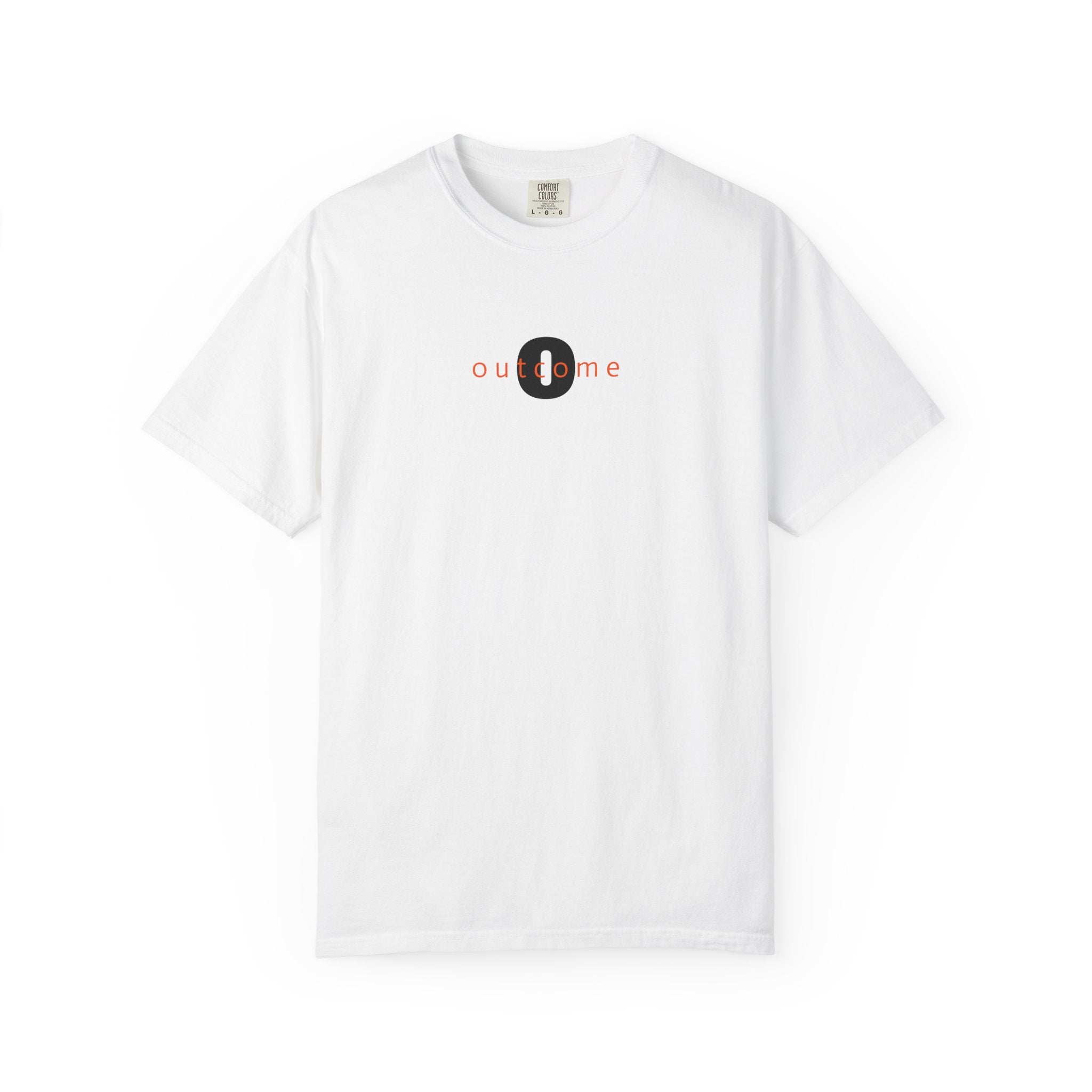 91 - Outcome Leadership- Strong Link Multi Color T-Shirt — Minimal Logo Tee for Leaders & Coaches