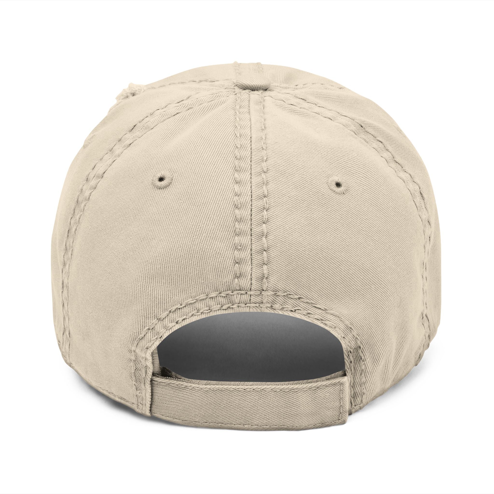 95 - Outcome Leadership Embroidered Distressed Multi Color Dad Hat – Minimal White Logo Baseball Cap