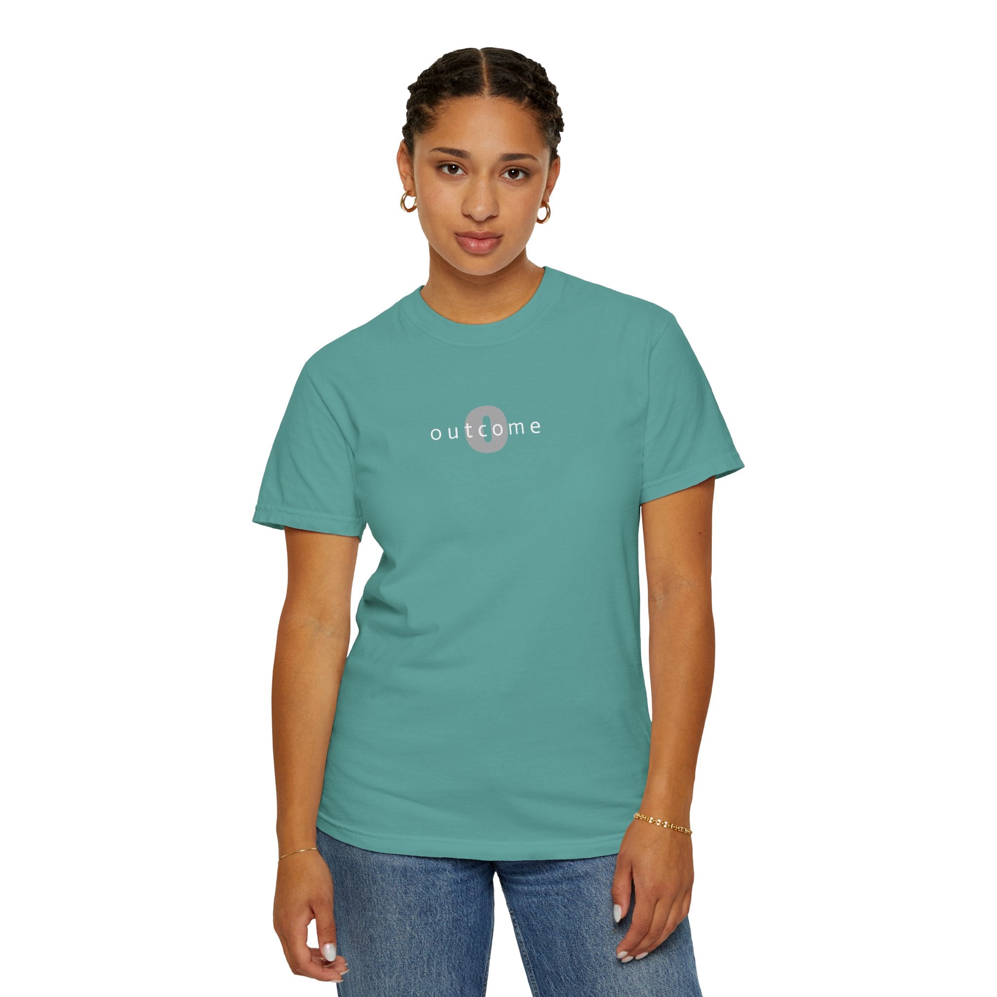 91 - Outcome Leadership - Influence Matters - Multi Color T-Shirt — Minimal Logo Tee for Leaders & Coaches