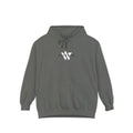 17 - Woodland Academy Embroidered Comfort Colors Logo Hoodie — Garment-Dyed Cozy Pullover
