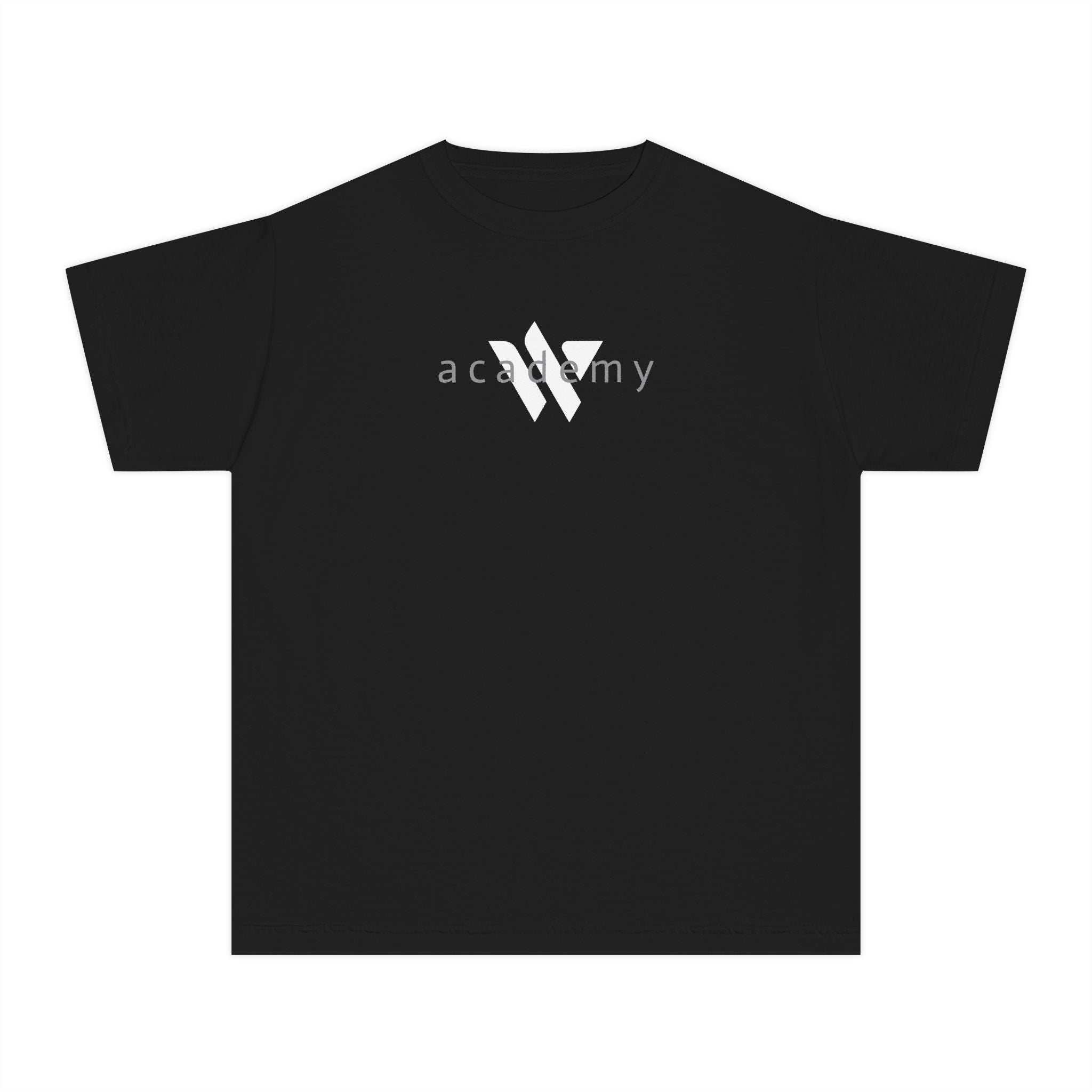 11 - Youth Multi Colors Academy Tee — Minimal Logo Kids T‑Shirt