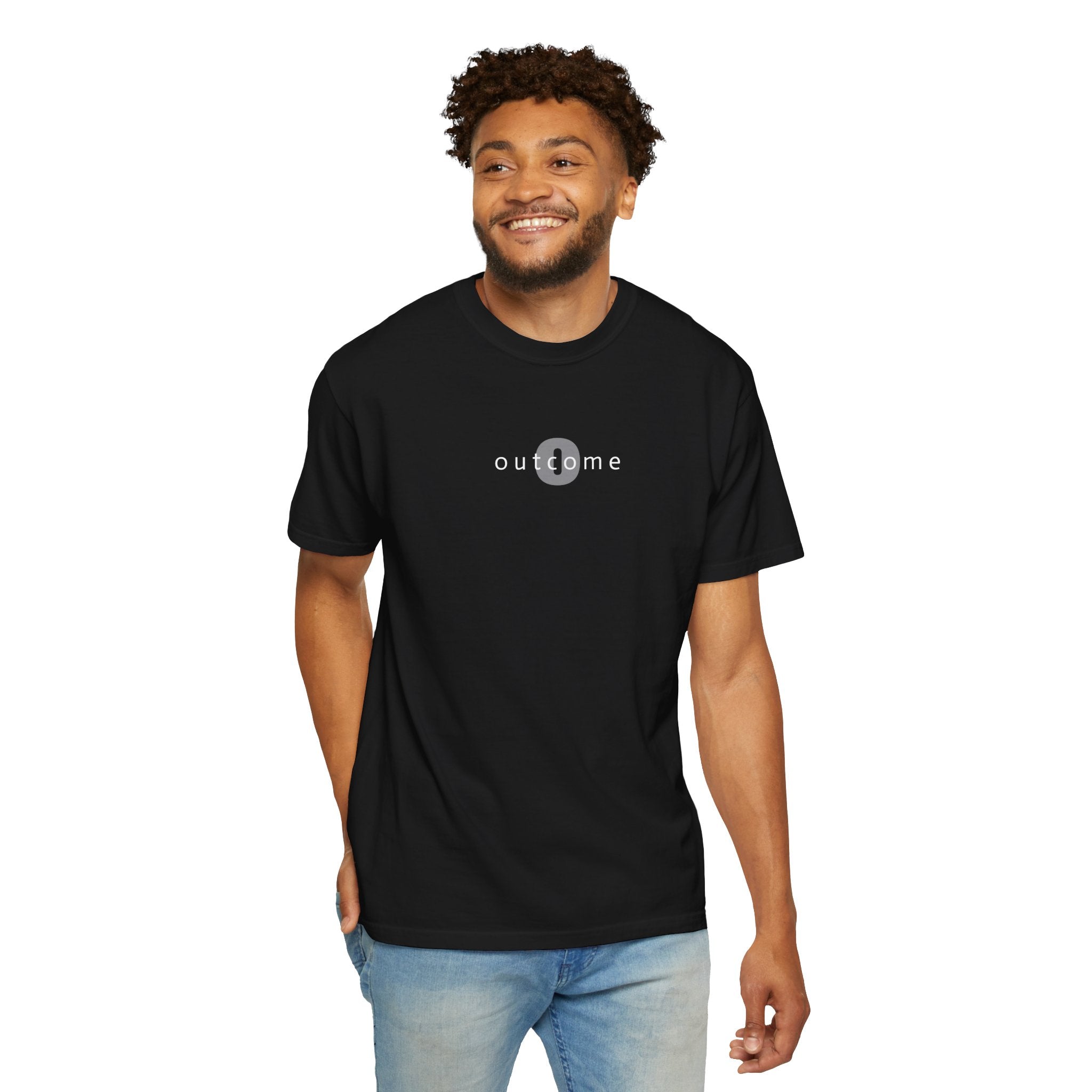 91 - Outcome Leadership - Leaders Learn Multi Color T-Shirt — Minimal Logo Tee for Leaders & Coaches