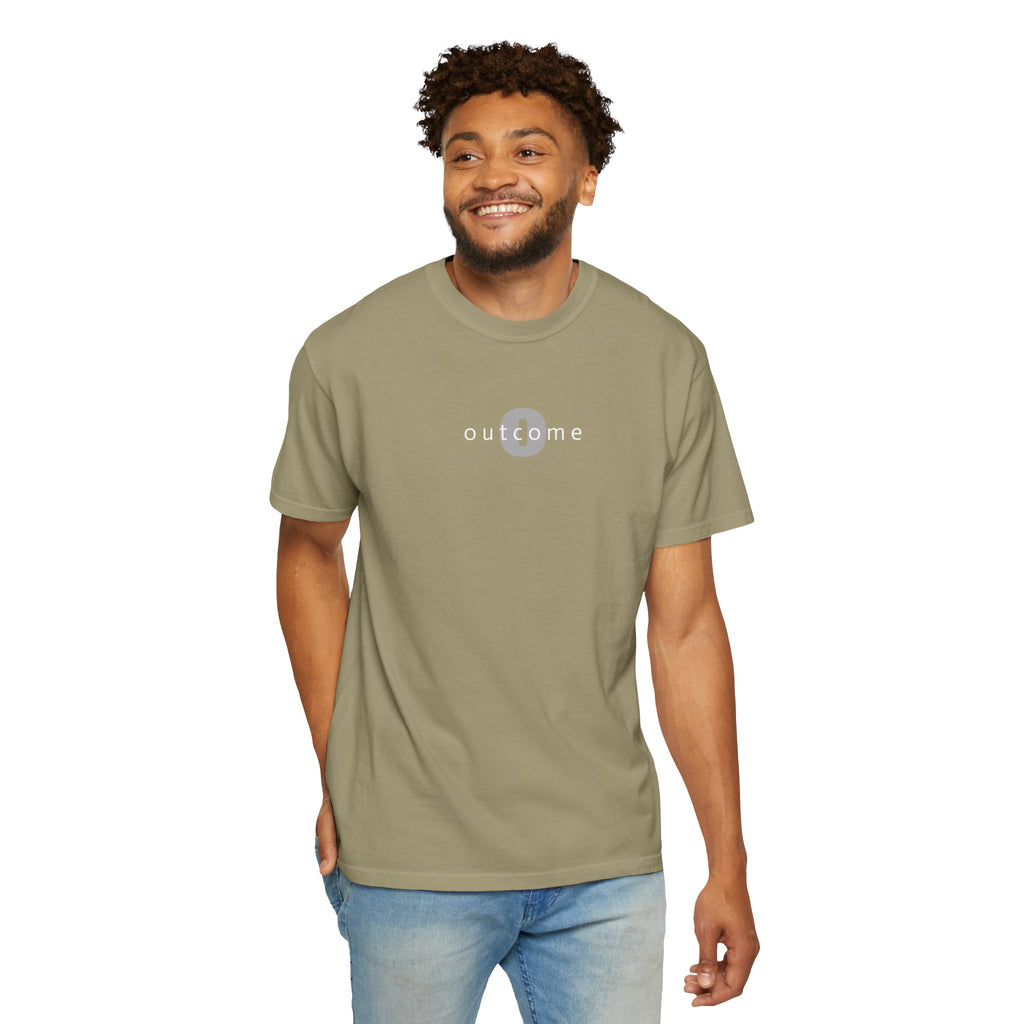 91 - Outcome Leadership- Having a Vision Multi Color T-Shirt — Minimal Logo Tee for Leaders & Coaches
