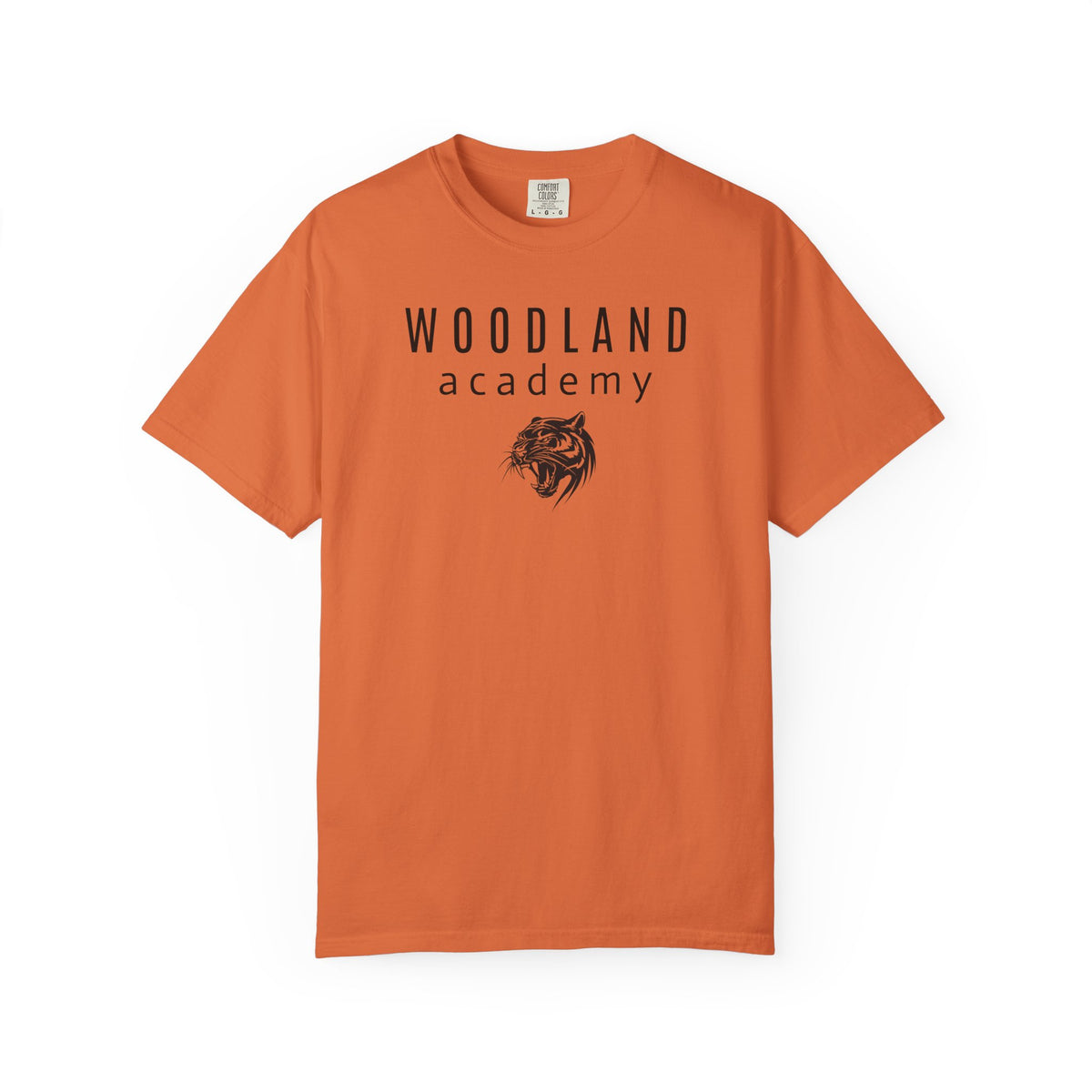 11 - Woodland Academy Multi Color Shirts Wildcat Logo  — Minimal Logo Tee for Leaders & Coaches