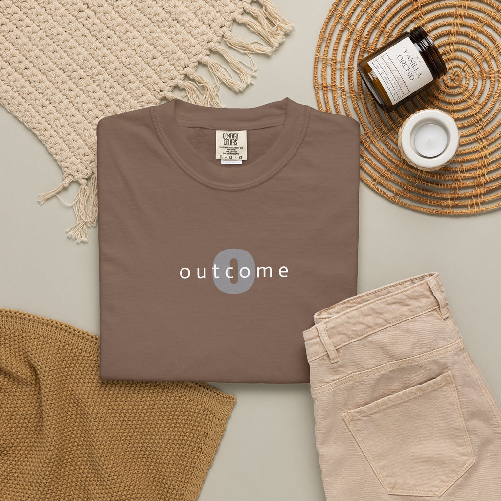 91 - Outcome Leadership- Noise - Multi Color T-Shirt — Minimal Logo Tee for Leaders & Coaches