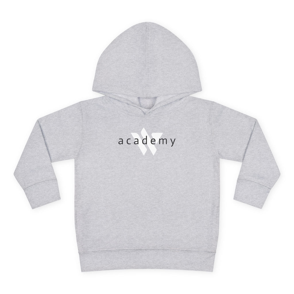 16 - Toddler Hoodie — Minimal 'Academy' Logo Kids Pullover