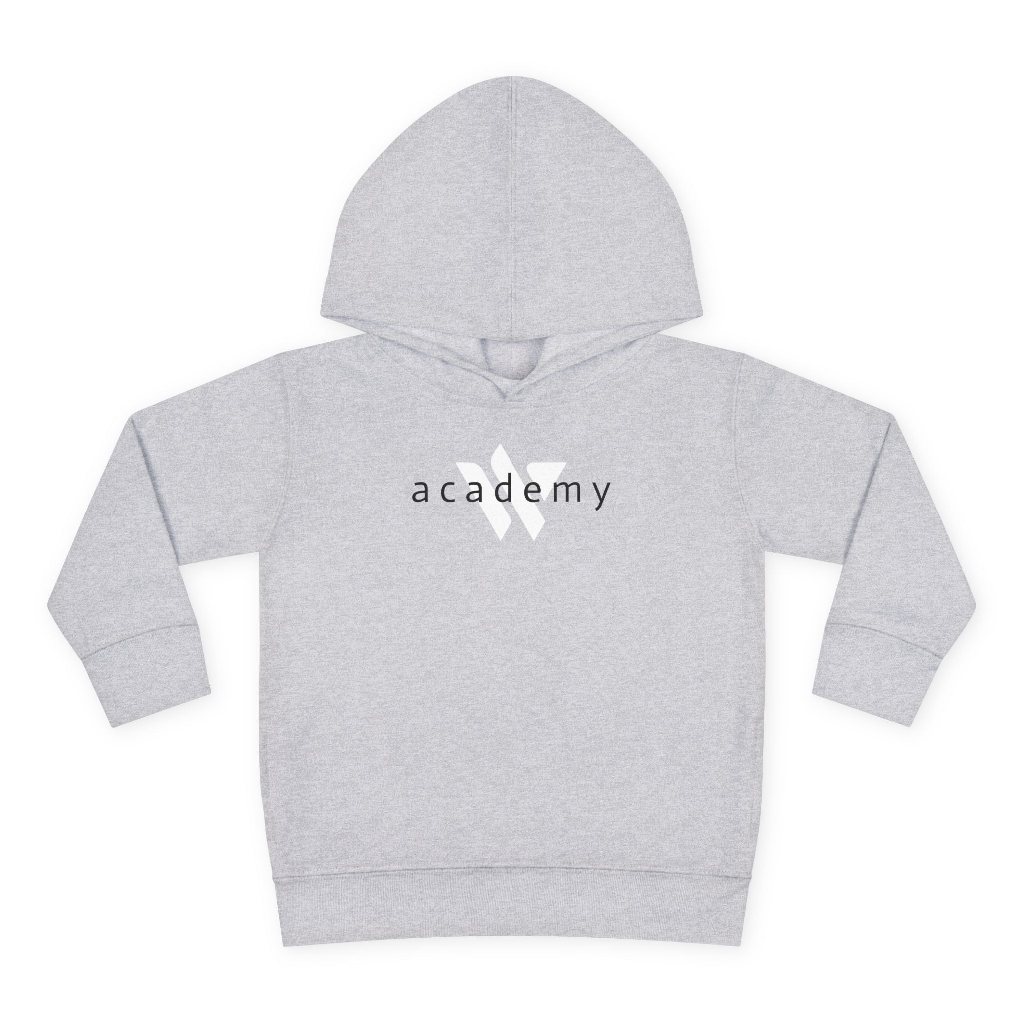 16 - Toddler Hoodie — Minimal 'Academy' Logo Kids Pullover